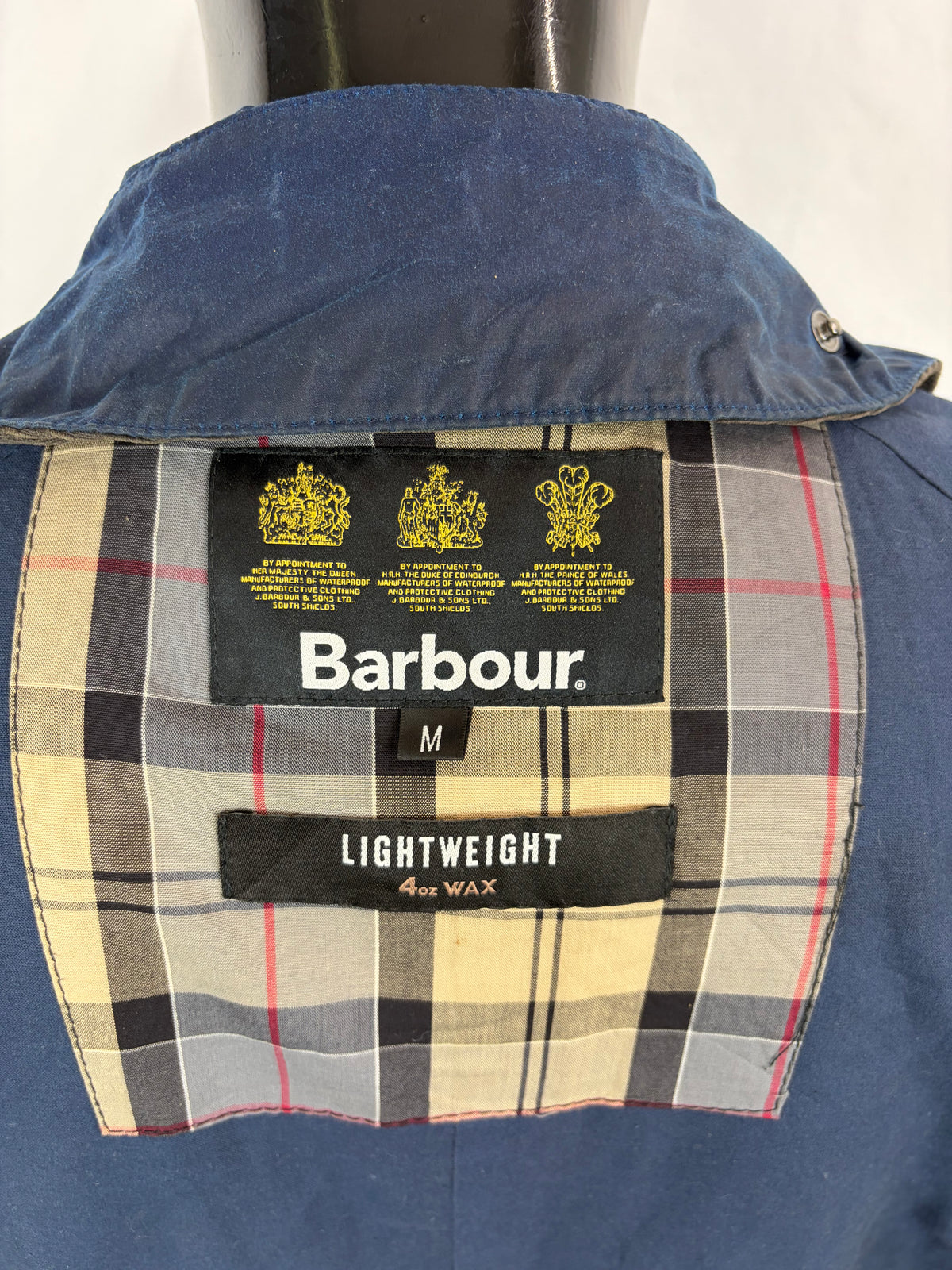 Giacca Barbour Blu Ashby Uomo Medium- Lightweight Wax Indigo Man Ashby Jacket Size Medium