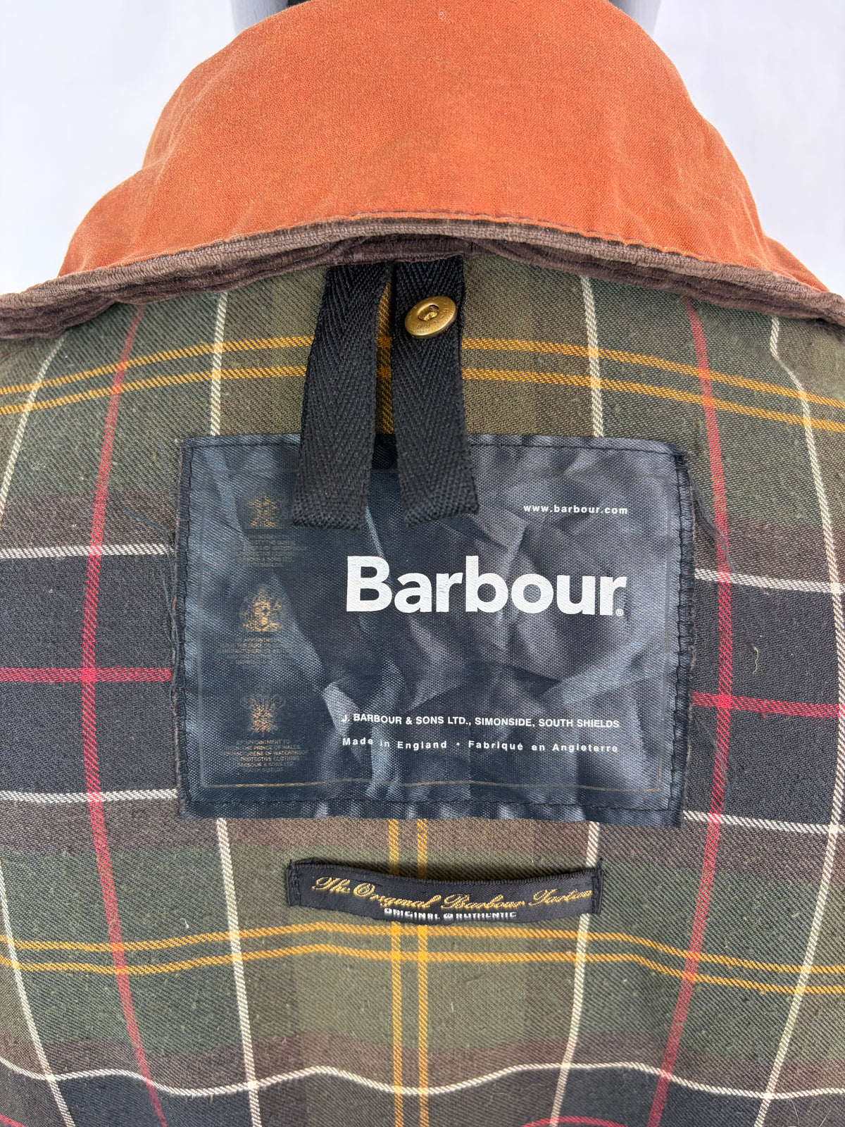 Giacca Barbour Gamefair Ruggine Vintage Cerata C40/102 cm Medium - Rust wax Gamefair jacket size Medium