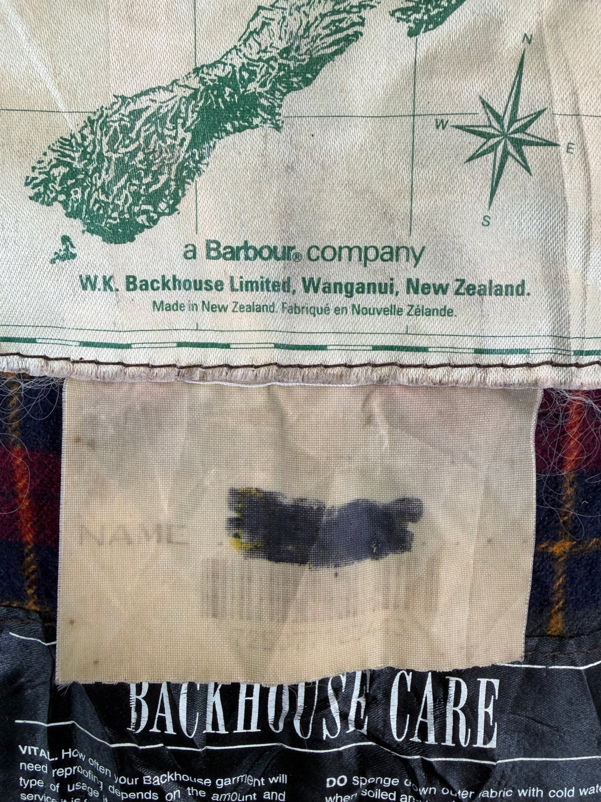 RARO Barbour Backhouse lungo marrone C42/107 cm Large Man Brown Long Wax Riding Coat Large