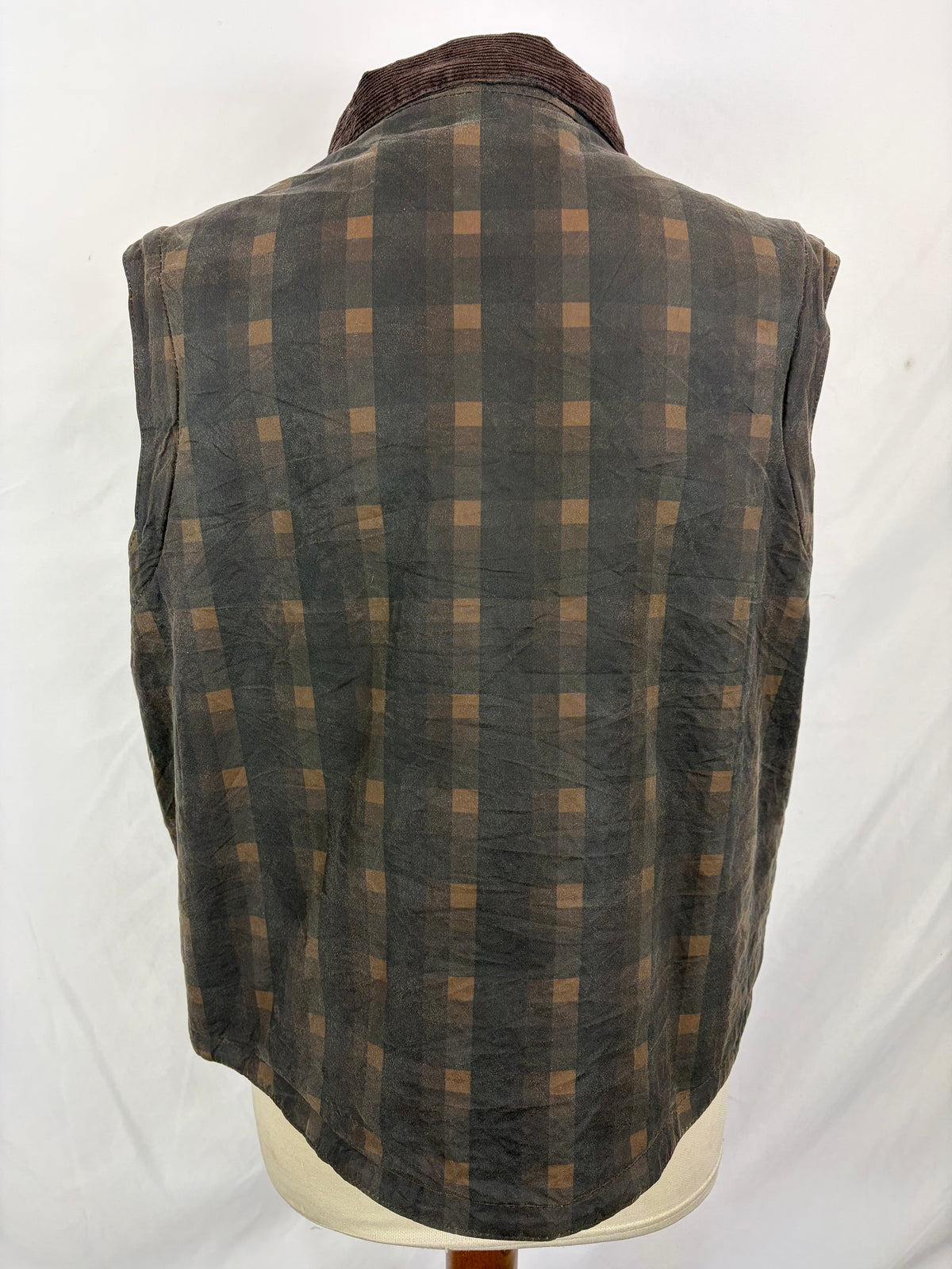 Giacca Barbour donna corta in tartan Zip Off Sleeve UK14 Medium Short lady jacket tartan Size 14 - Shop In London