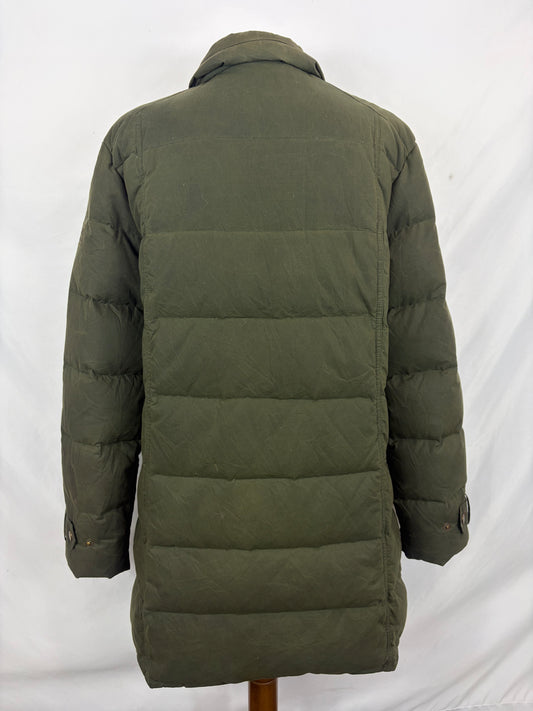 Piumino Donna Barbour verde Imbottito Tg.44/46 UK16 Green Down Lady Winter coat Size Large - Shop In London