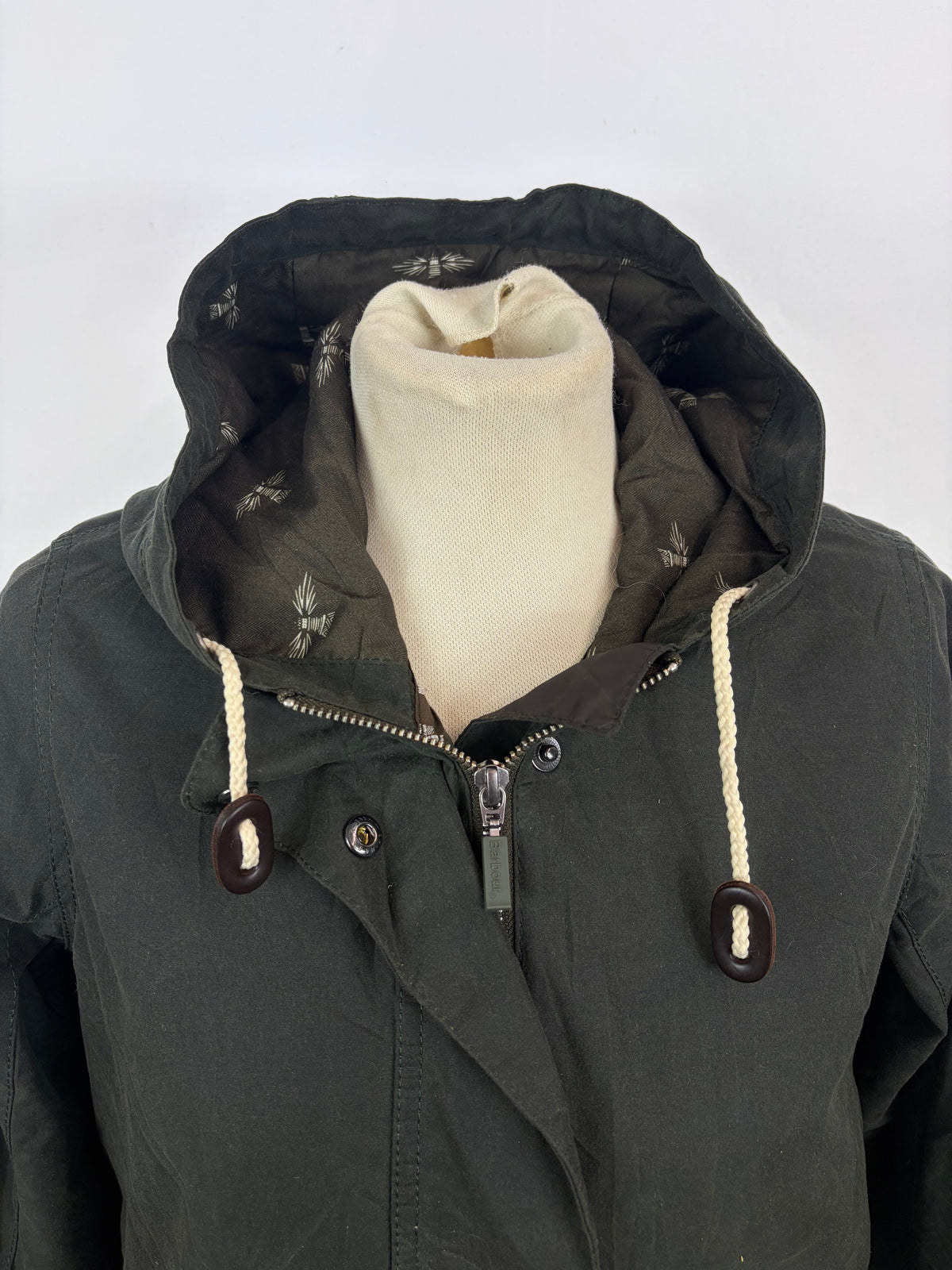 Giacca Barbour donna verde UK8 Xsmall Green Lady Beachley Coat size uk8