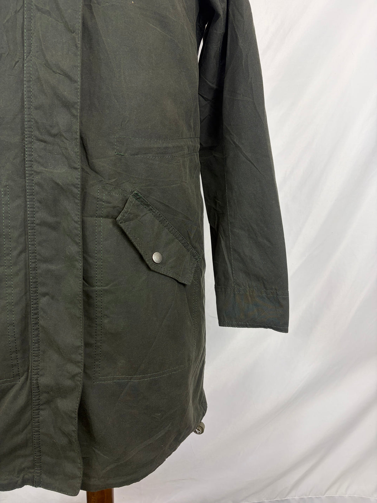 Giacca Barbour donna verde UK8 Xsmall Green Lady Beachley Coat size uk8