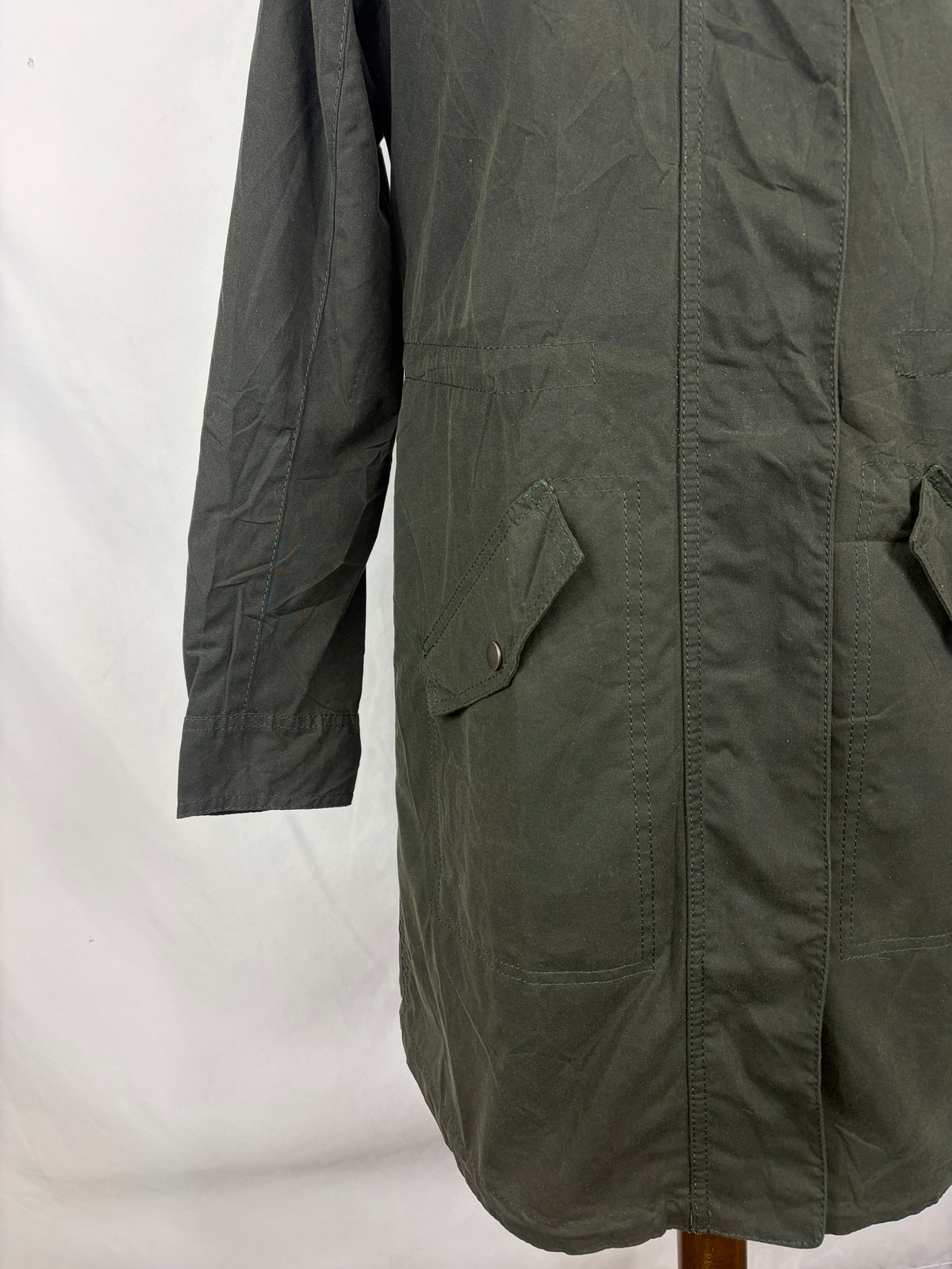 Giacca Barbour donna verde UK8 Xsmall Green Lady Beachley Coat size uk8