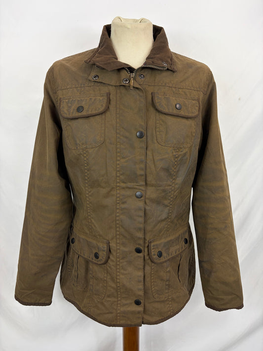 Giacca Barbour corta donna Utility Oliva UK12 Olive short Lady Utility jacket Medium tg.42 - Shop In London