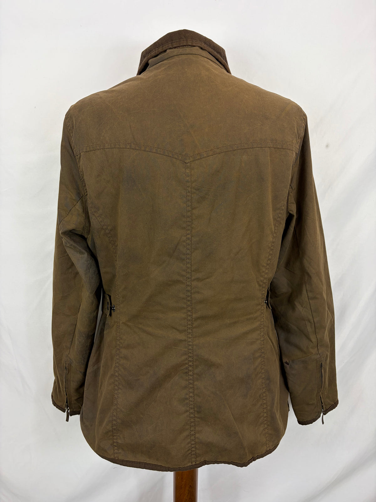 Giacca Barbour corta donna Utility Oliva UK12 Olive short Lady Utility jacket Medium tg.42