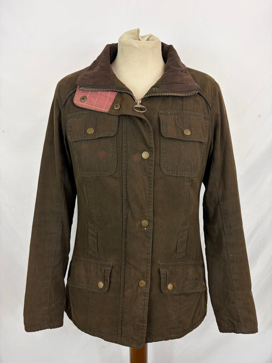 Barbour Giacca da donna oliva Xsmall Tg.38 Equine Lady Olive cotton jacket size uk8 - Shop In London