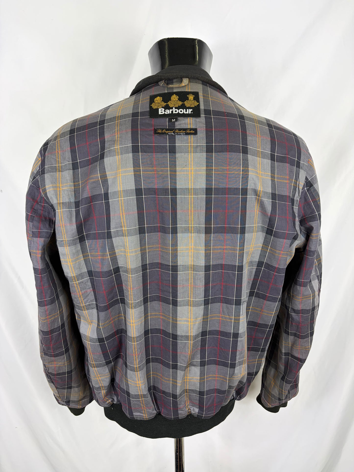 Barbour Giacca uomo Wax Flyer Jacket Medium Nero Man Beige Wax Flyer Jacket Size M