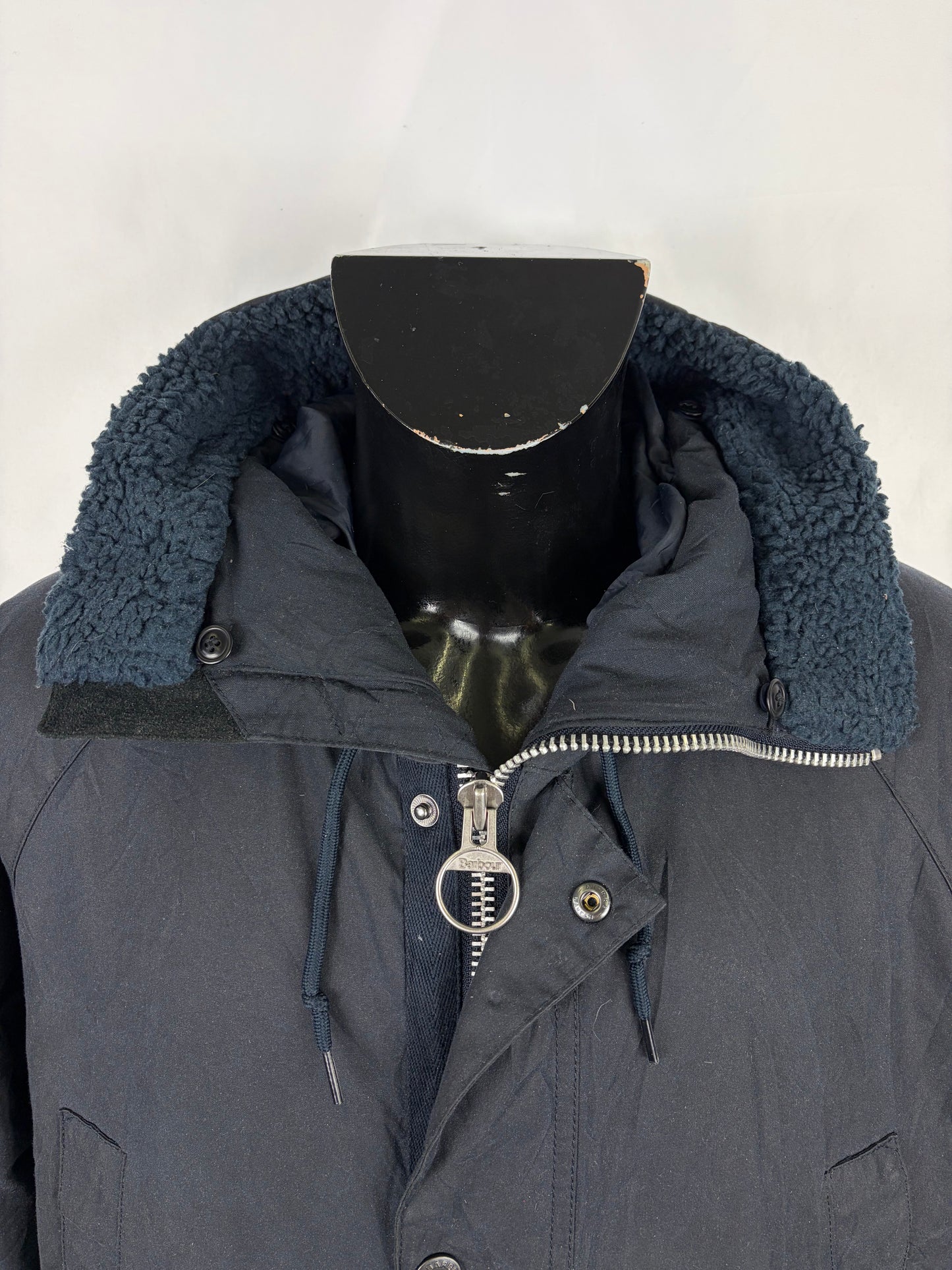 Barbour Giacca Uomo Corbridge Parka blu Medium Man Waxed Navy Corbridge Parka Coat Size Medium