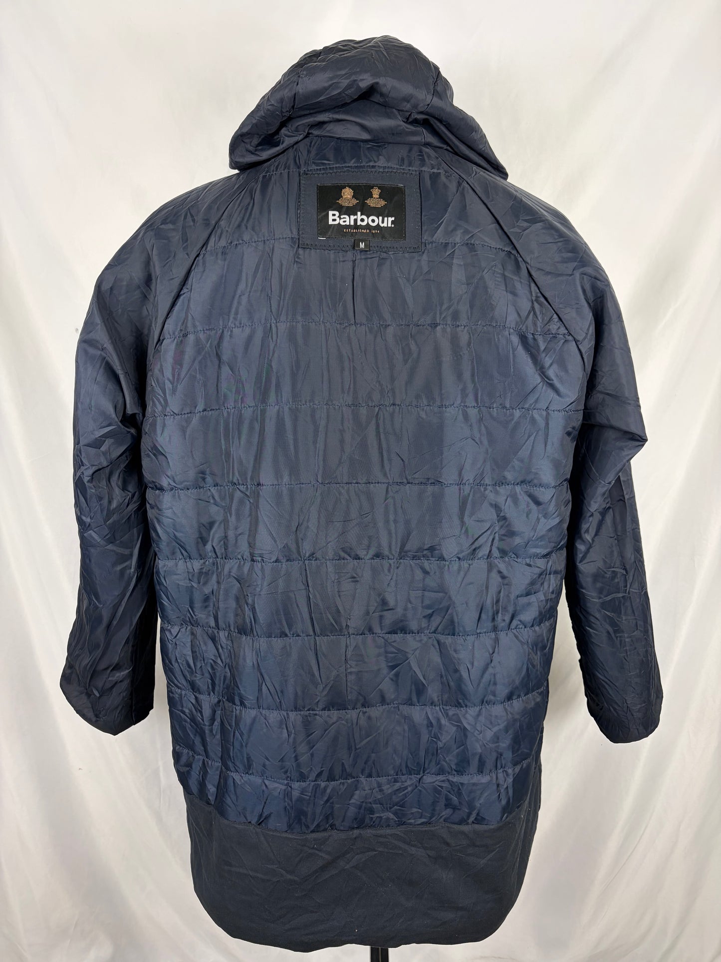 Barbour Giacca Uomo Corbridge Parka blu Medium Man Waxed Navy Corbridge Parka Coat Size Medium