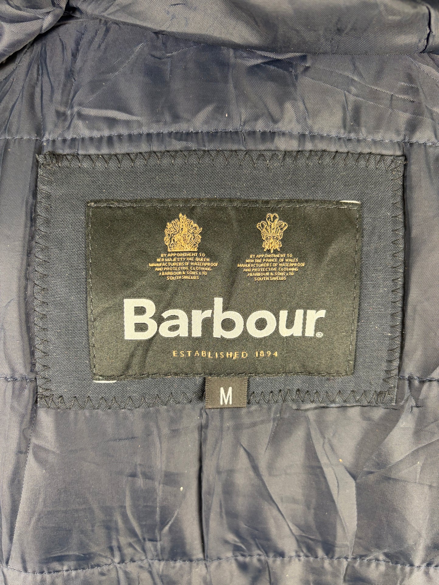 Barbour Giacca Uomo Corbridge Parka blu Medium Man Waxed Navy Corbridge Parka Coat Size Medium