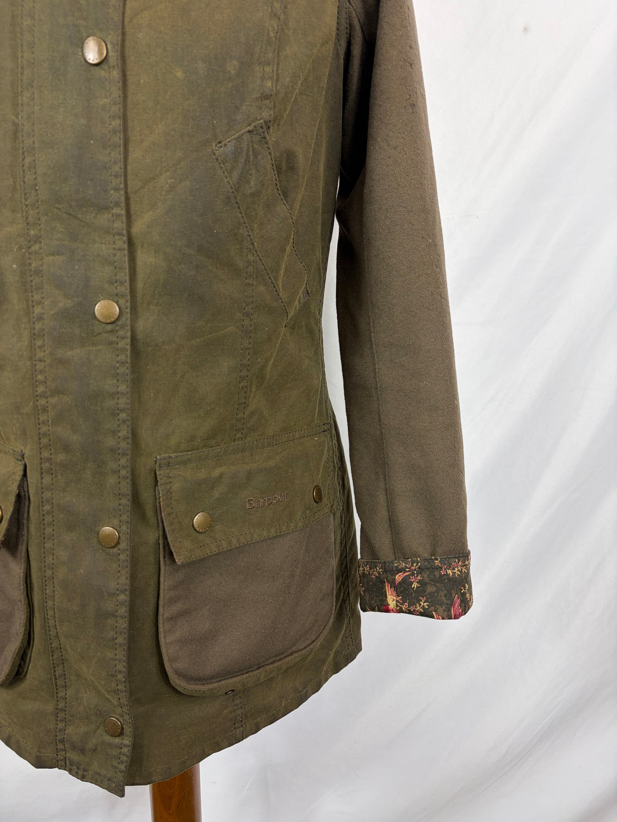 Giacca Barbour Donna Border Beadnell verde UK10 - Olive Lady Border Beadnell jacket size Uk10 Small