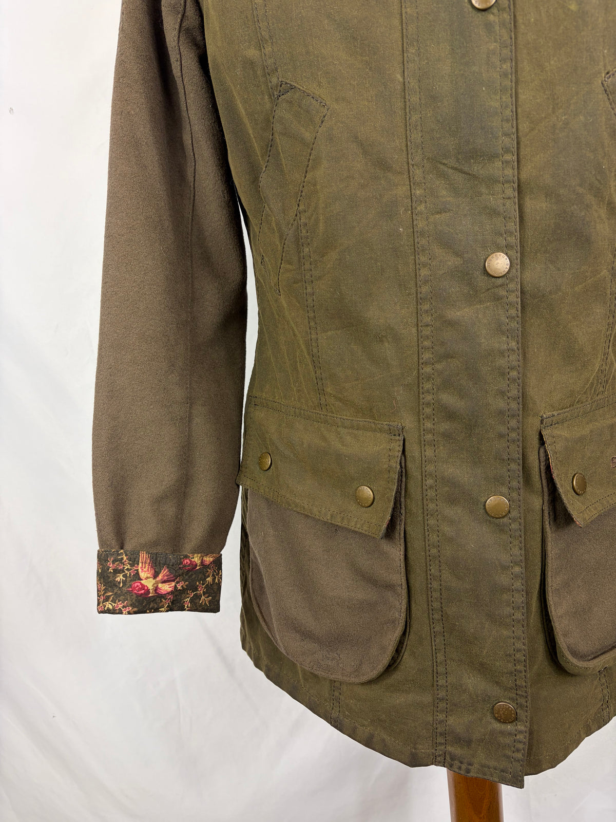 Giacca Barbour Donna Border Beadnell verde UK10 - Olive Lady Border Beadnell jacket size Uk10 Small