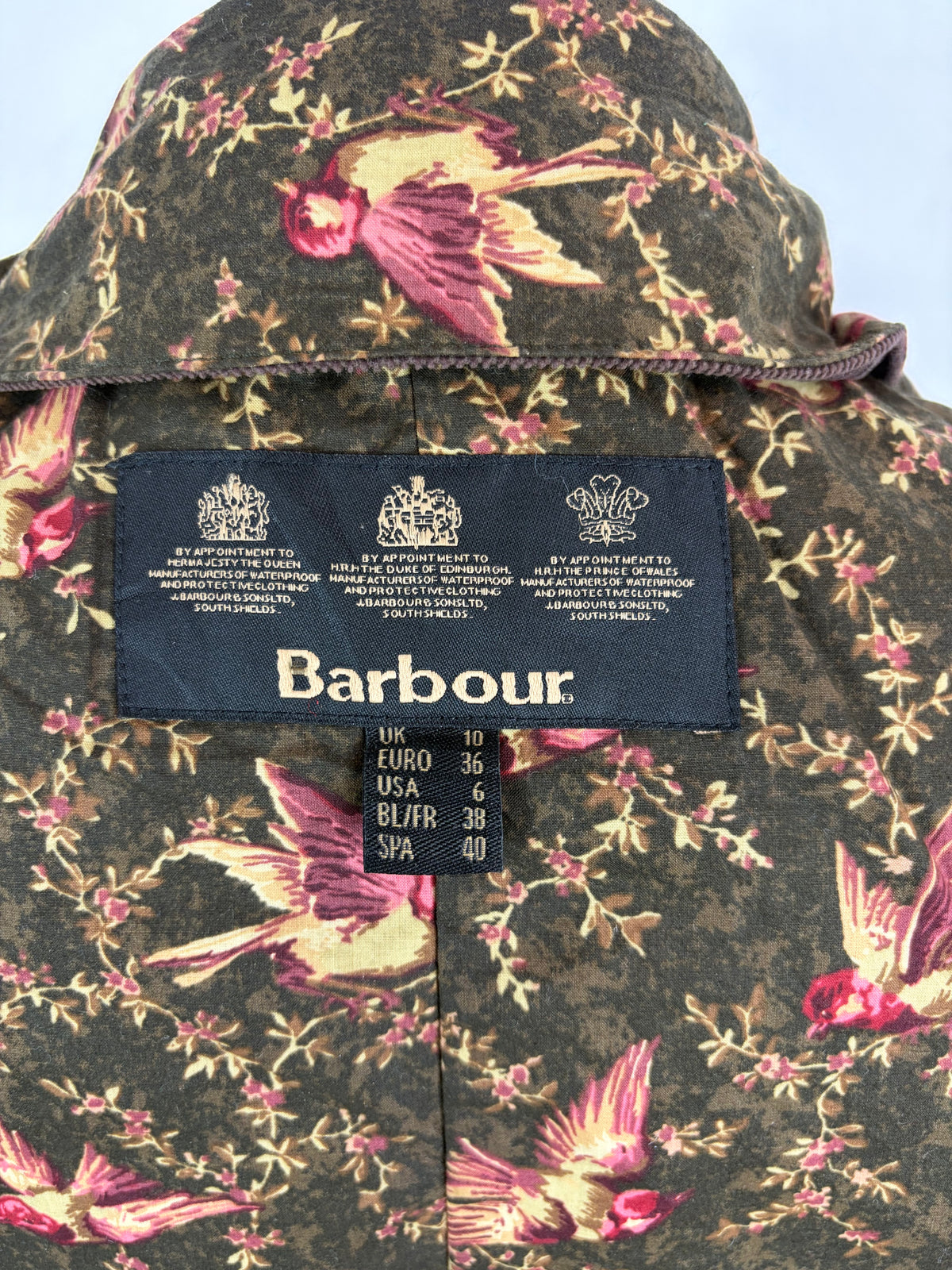 Giacca Barbour Donna Border Beadnell verde UK10 - Olive Lady Border Beadnell jacket size Uk10 Small