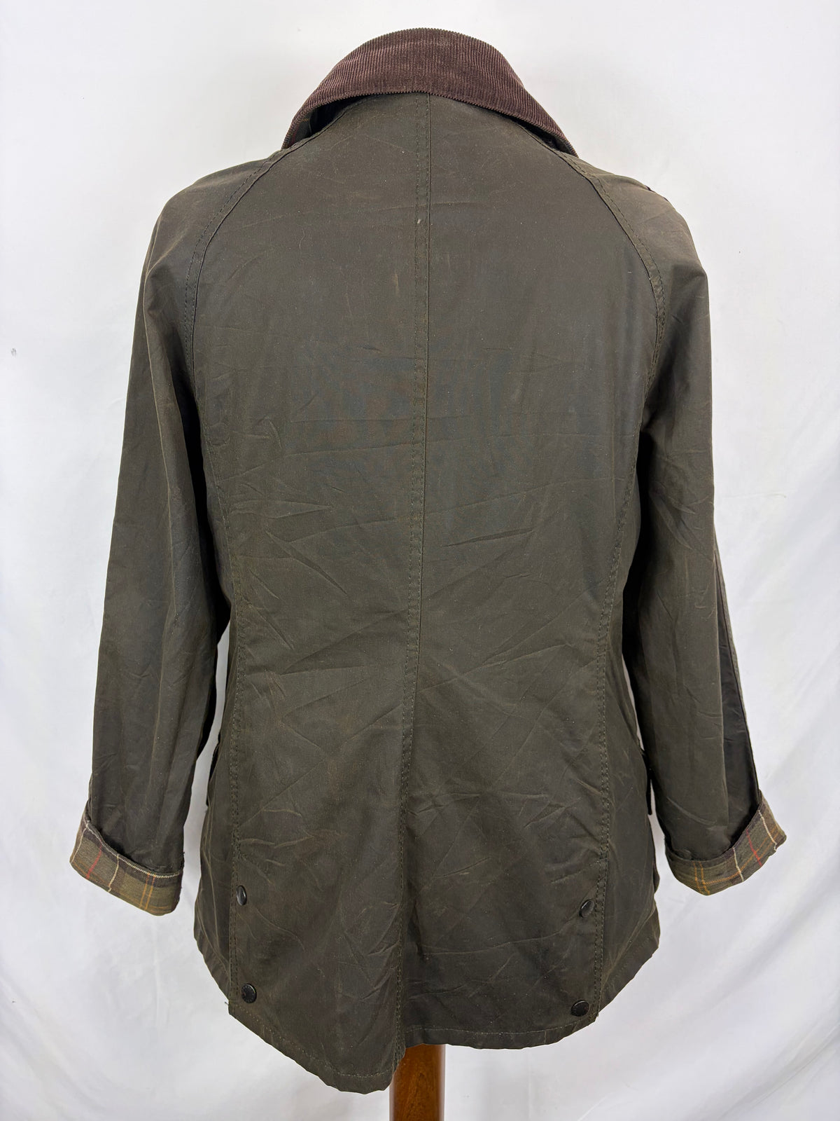Giacca Barbour Beadnell verde UK10 small -Olive Beadnell lady wax jacket UK10 tg. 40