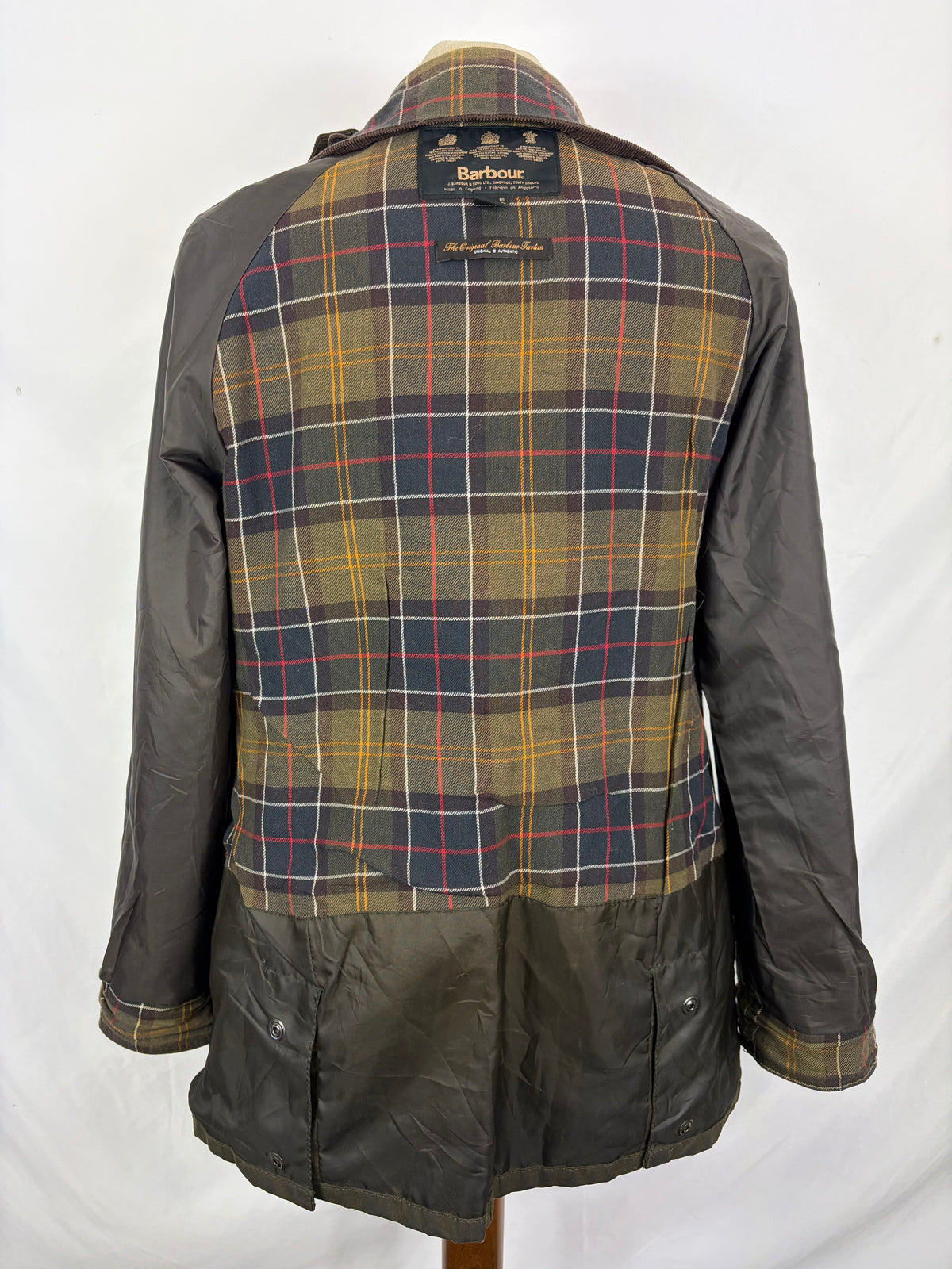 Giacca Barbour Beadnell verde UK10 small -Olive Beadnell lady wax jacket UK10 tg. 40