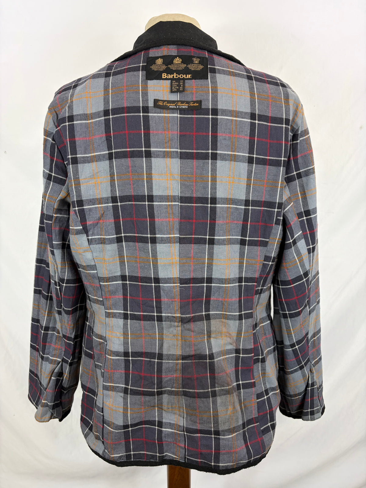 Giacca Barbour corta donna Utility Nera UK12 Black short Lady Utility jacket Medium tg.42