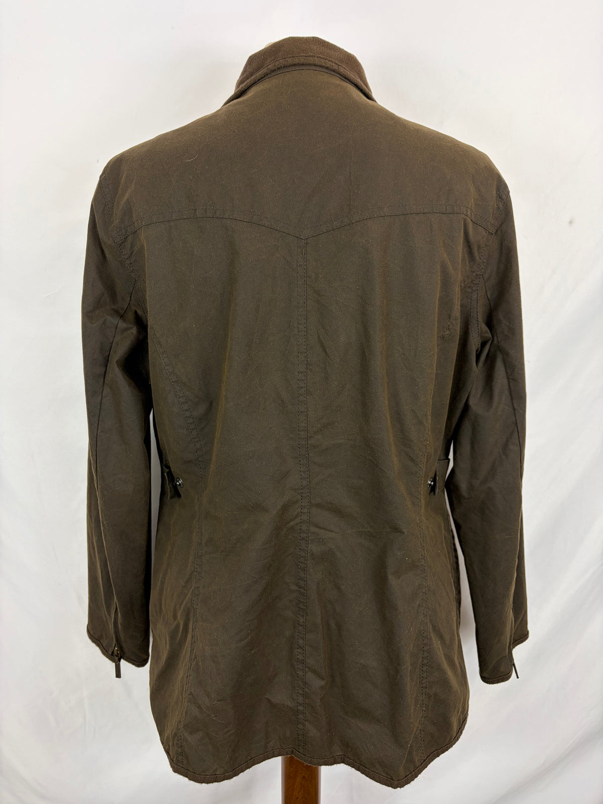 Barbour Giacca corta verde oliva da donna  con rose M Tg. 44 Lady Utility Jacket Size UK14