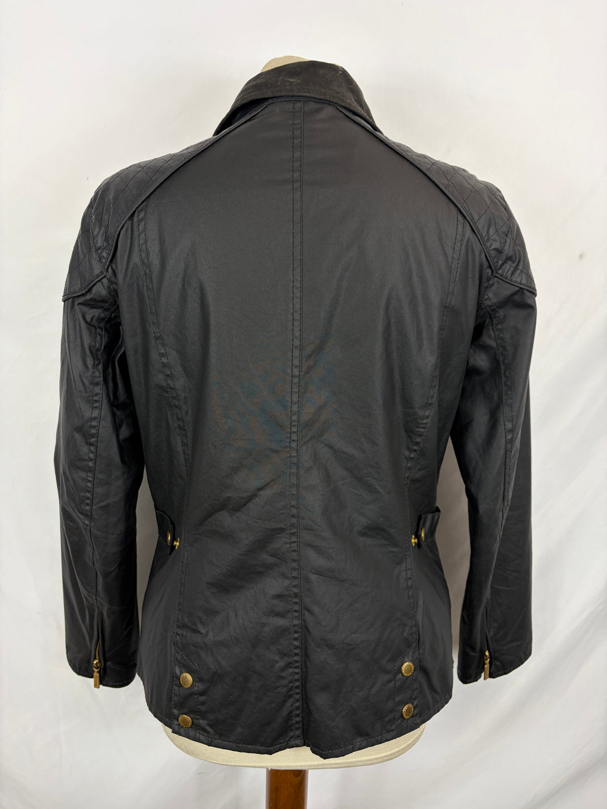 Giacca Barbour da donna nero National Trials  Medium UK12 -Lady Black national trials jacket size M