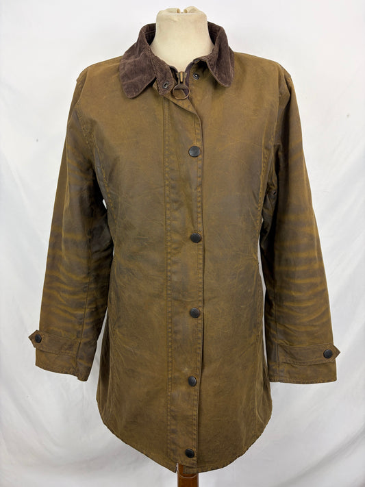 Giacca Barbour donna Newmarket olive UK12 Lady Olive Newmarket coat size Medium - Shop In London