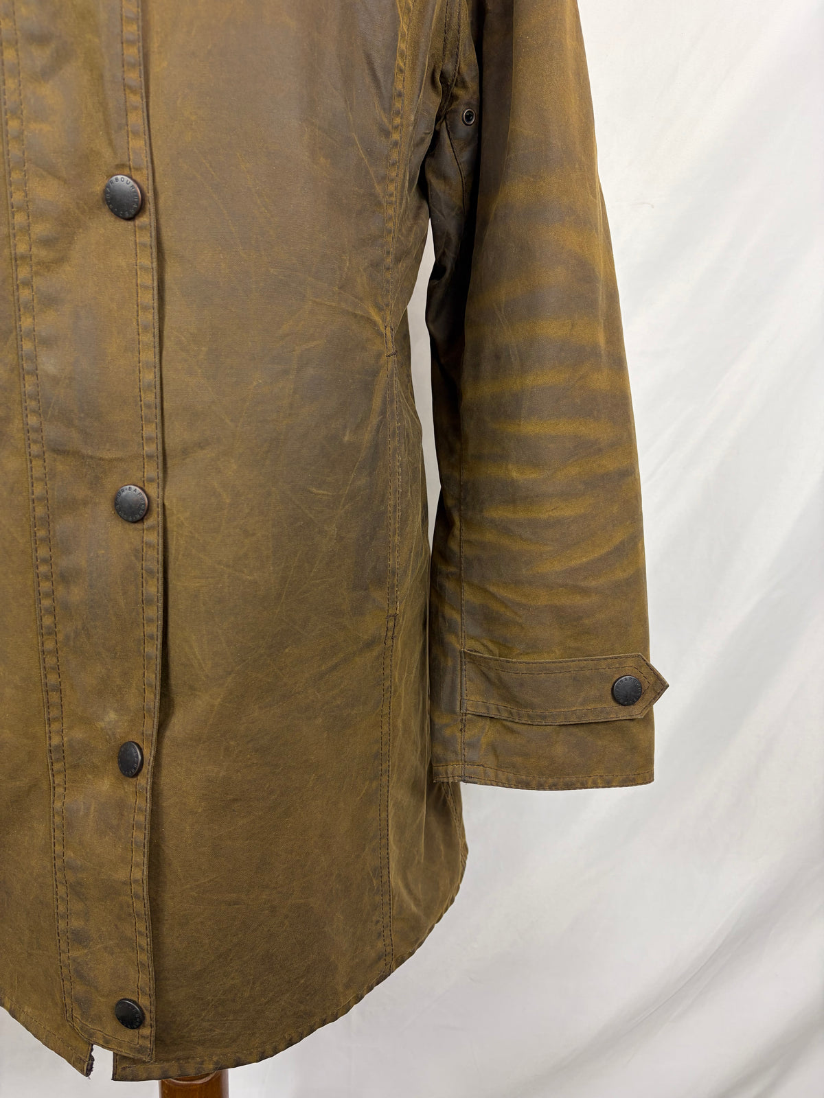 Giacca Barbour donna Newmarket olive UK12 Lady Olive Newmarket coat size Medium