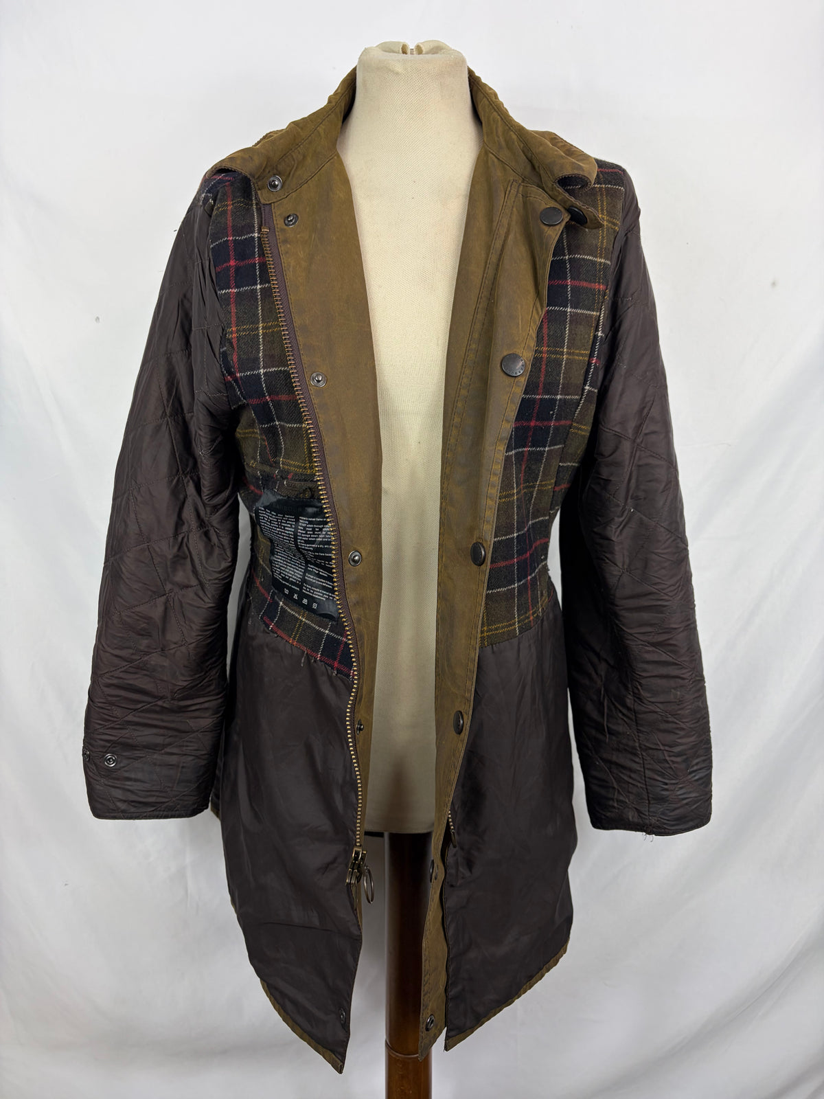 Giacca Barbour donna Newmarket olive UK12 Lady Olive Newmarket coat size Medium