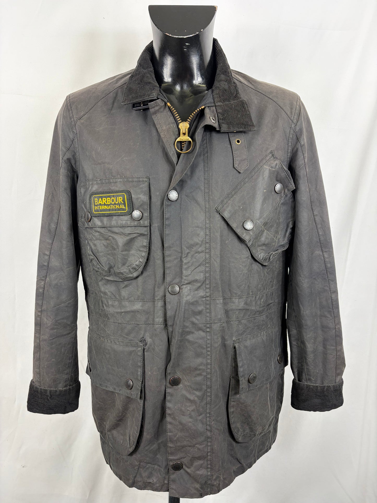 Giacca Barbour International Active nera Small- Man Black International Active Jacket Size S