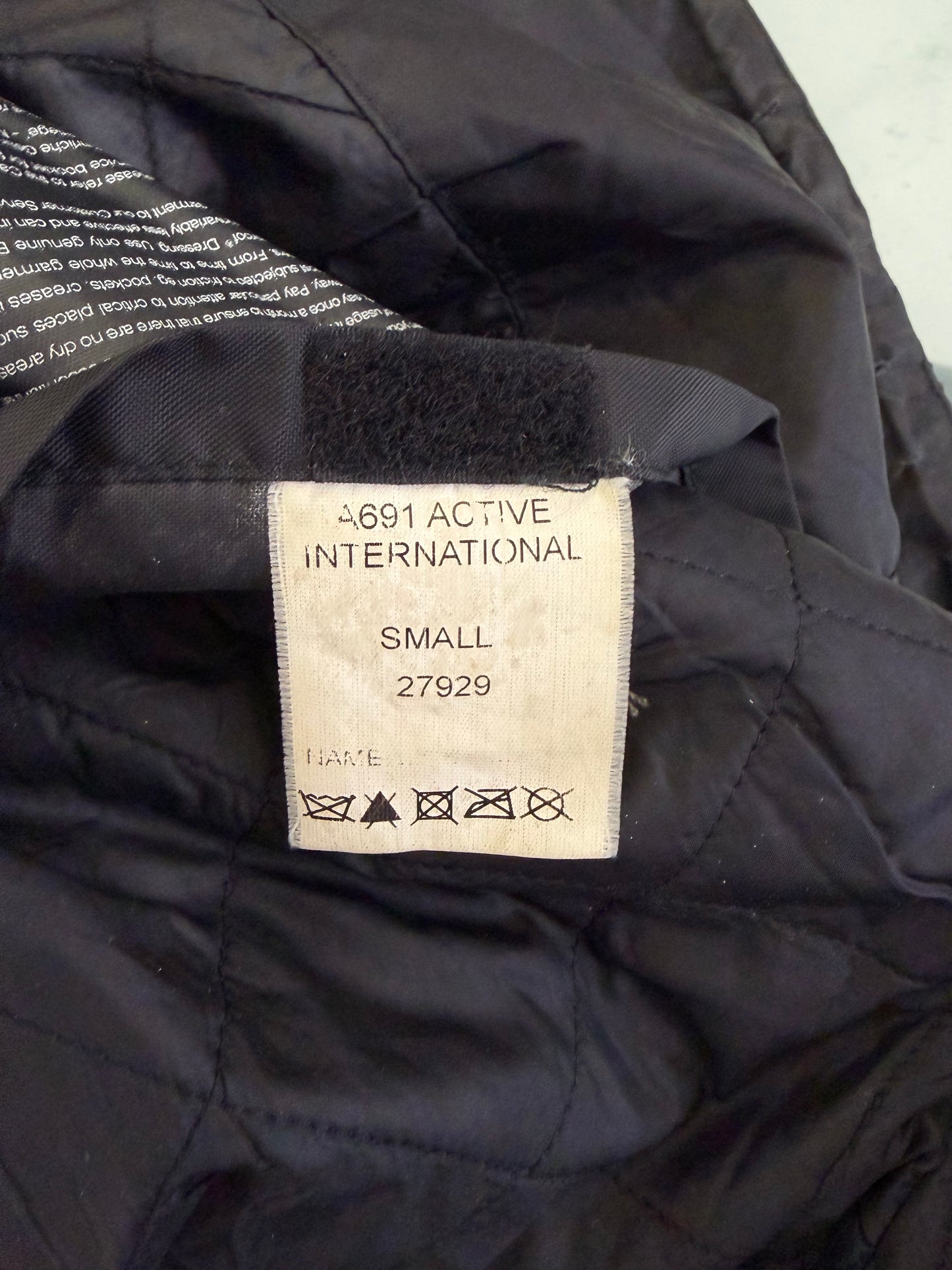Giacca Barbour International Active nera Small- Man Black International Active Jacket Size S