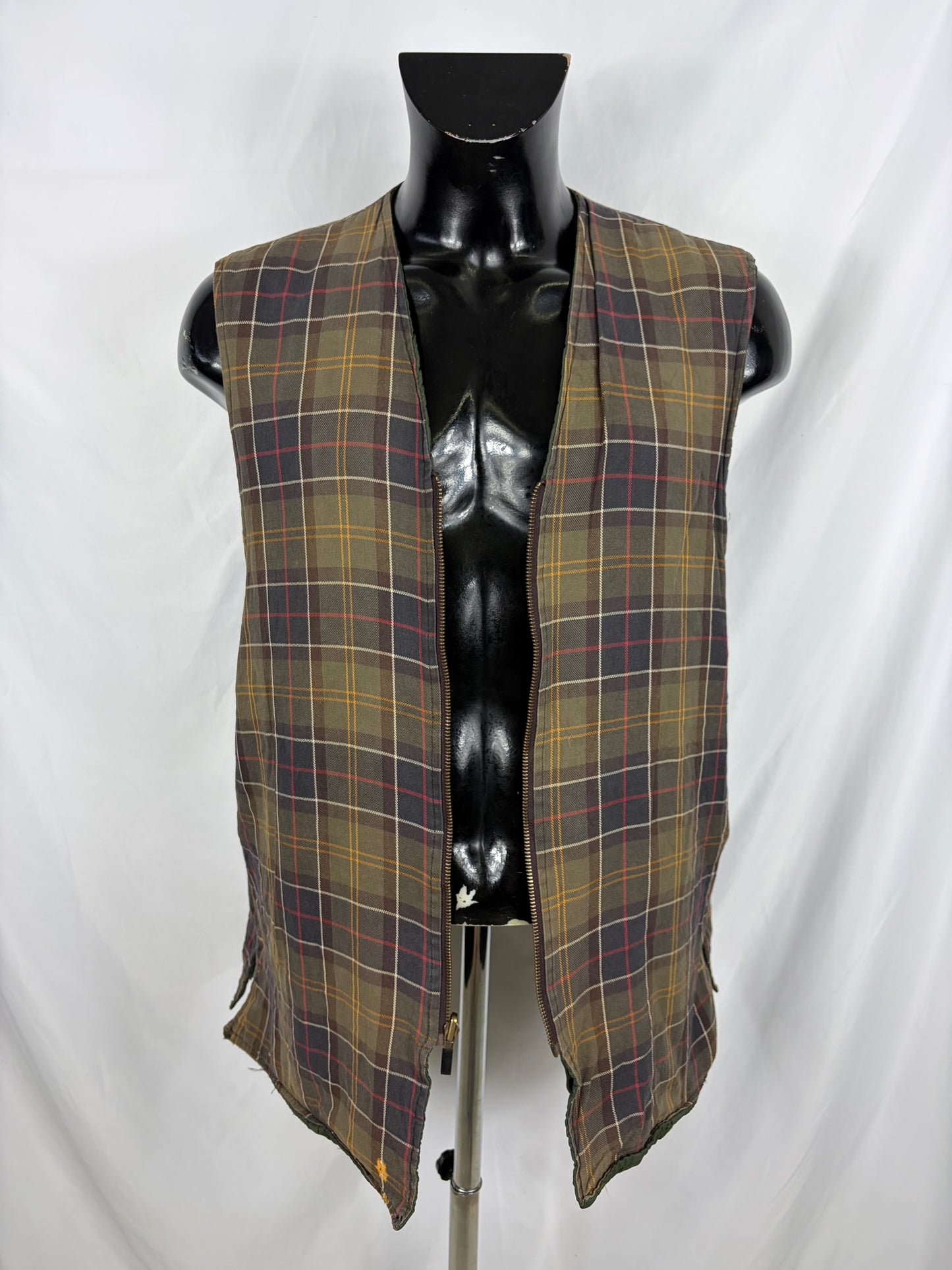 Gilet Barbour Trapuntato Verde 48 Man Green Classic Zip in Liner size 48