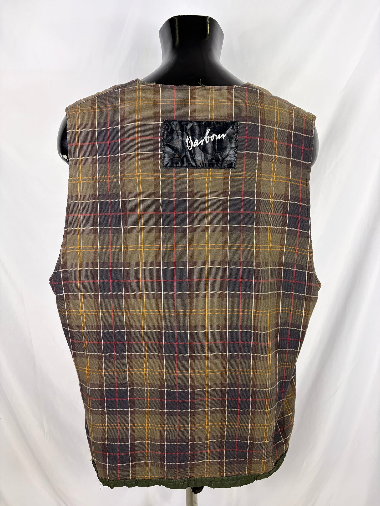 Gilet Barbour Trapuntato Verde 48 Man Green Classic Zip in Liner size 48