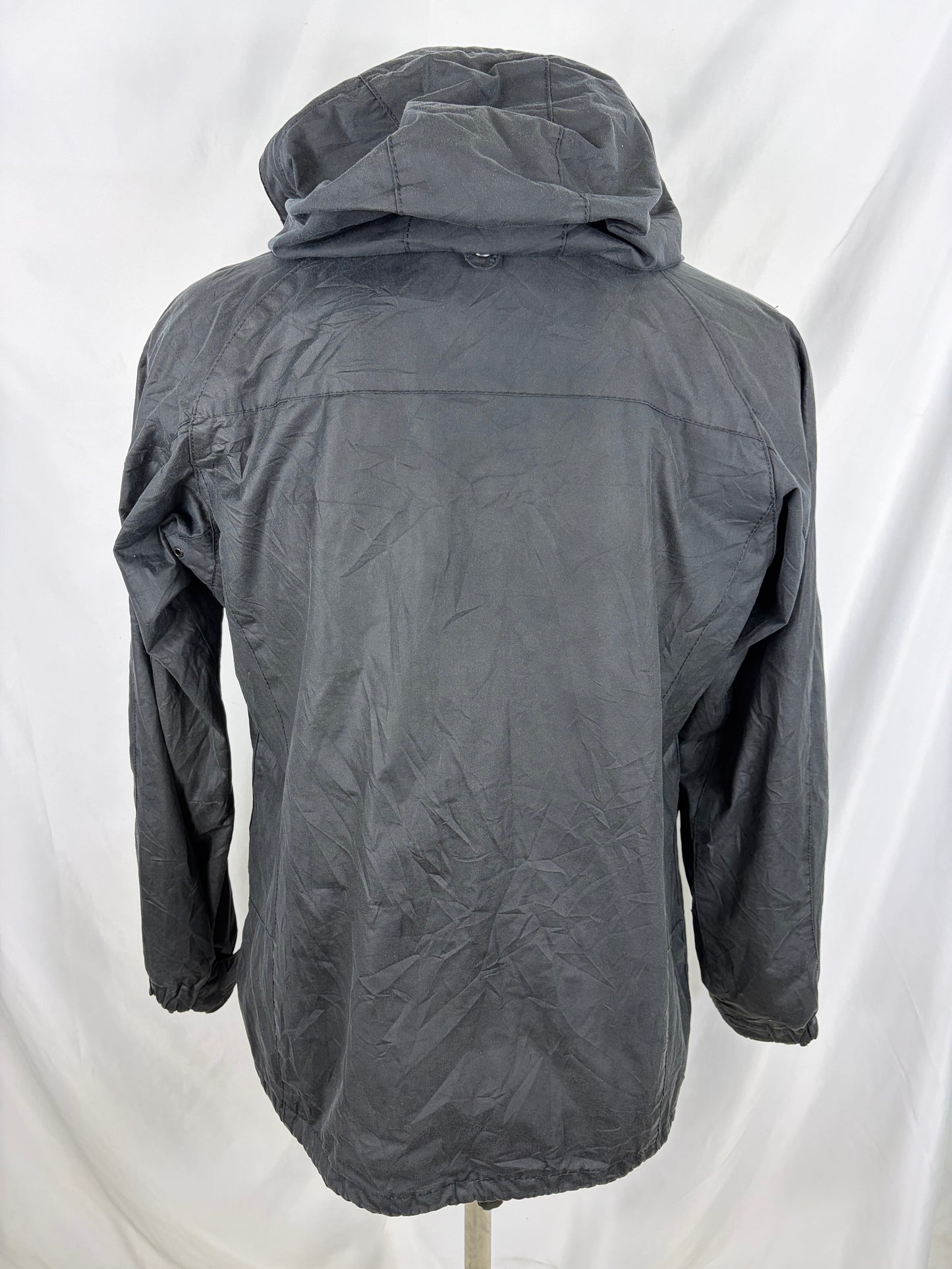 Giacca Barbour da uomo con cappuccio blu Large - Man Millom navy wax jacket size Large
