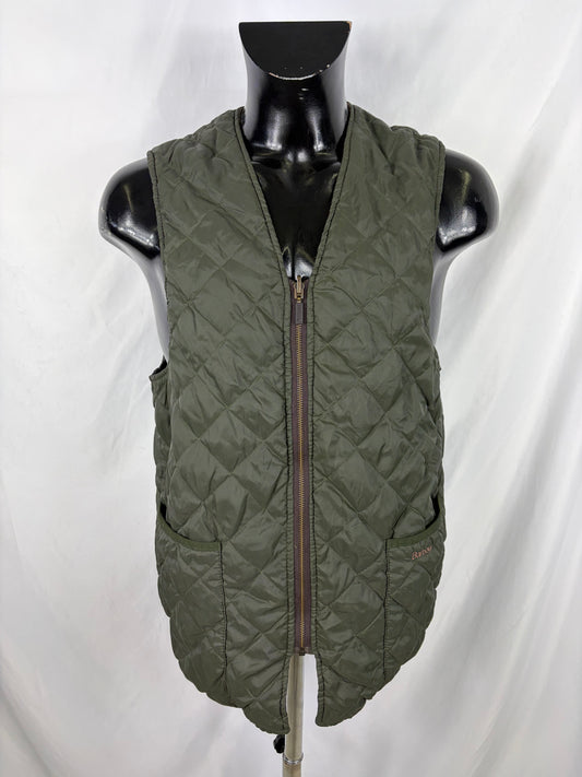 Gilet Barbour Trapuntato Verde 40 Man Green Quilted waistcoat size c40