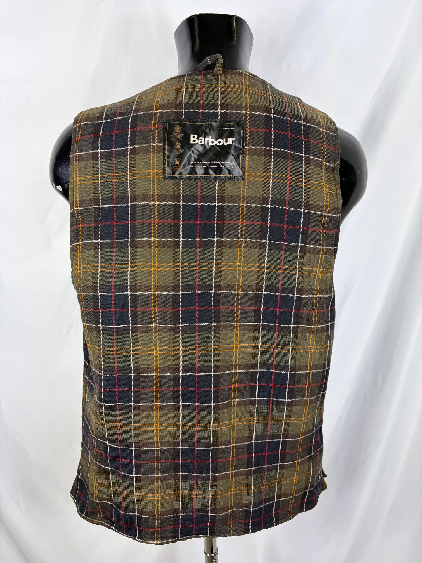 Gilet Barbour Trapuntato Verde 40 Man Green Quilted waistcoat size c40
