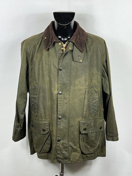 Barbour Vintage Bedale verde c46/117 cm Taglia XL - Man Wax cotton jacket size XL