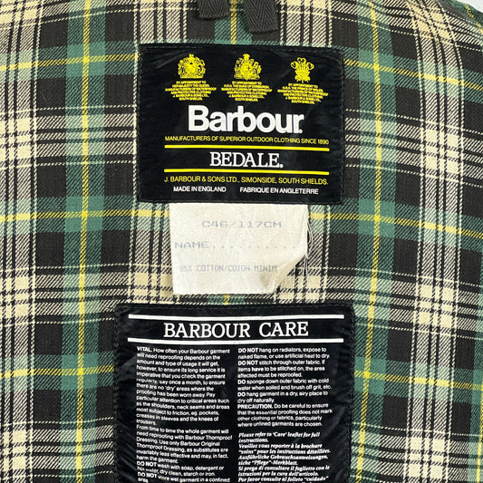 Barbour Vintage Bedale verde c46/117 cm Taglia XL - Man Wax cotton jacket size XL