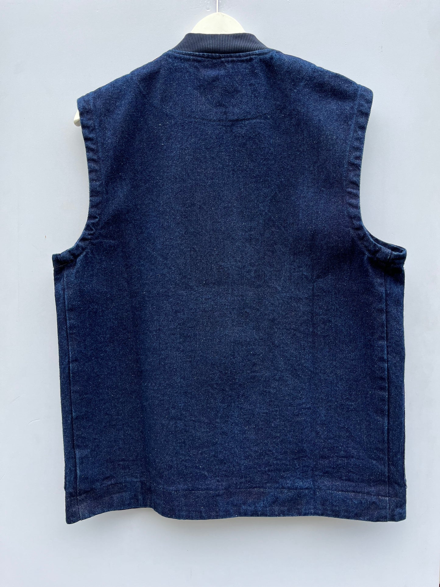 Gilet in tessuto denim colore jeans by Seadog 1990