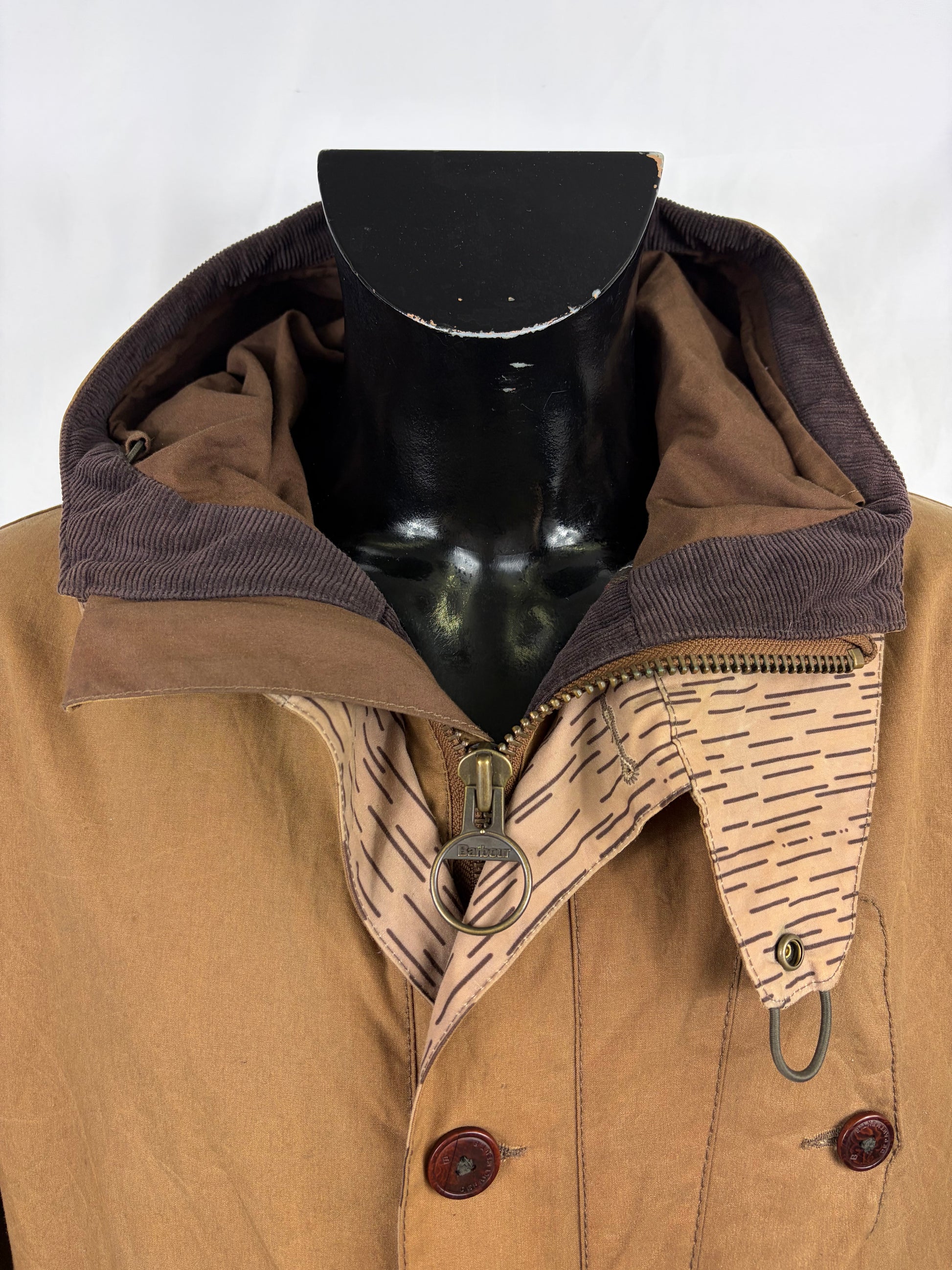 Giacca Barbour Dept B Summer Parka Beige Large-Beige Dept B summer parka waxed Size L - Shop In London