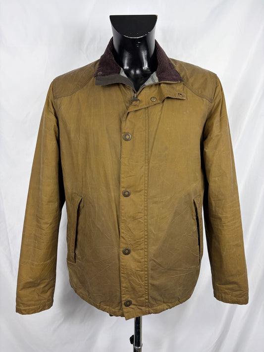 Barbour Giacca beige cerata Small HIlton Man Barbour Beige Waxed jacket size small - Shop In London