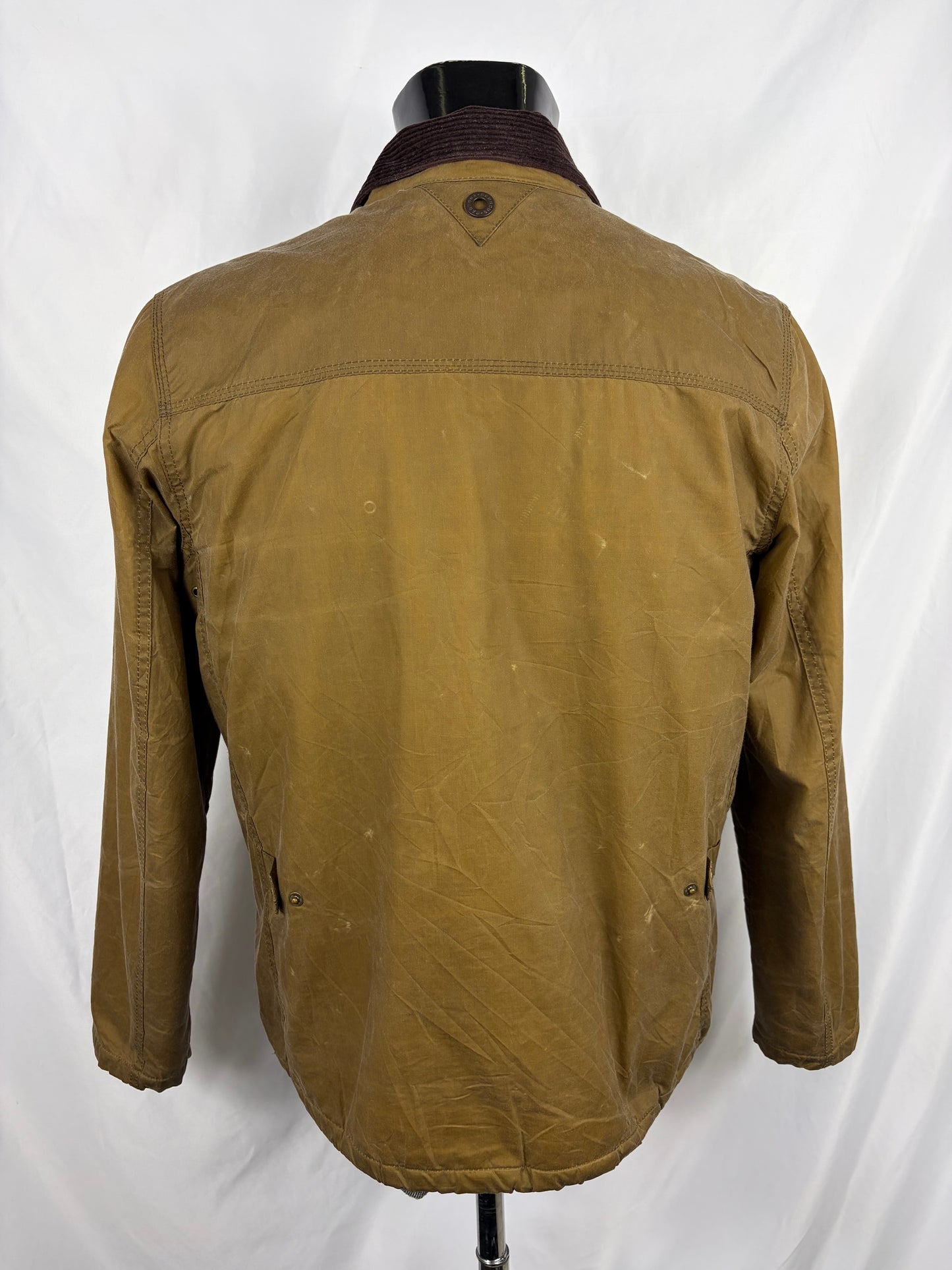 Barbour Giacca beige cerata Small HIlton Man Barbour Beige Waxed jacket size small