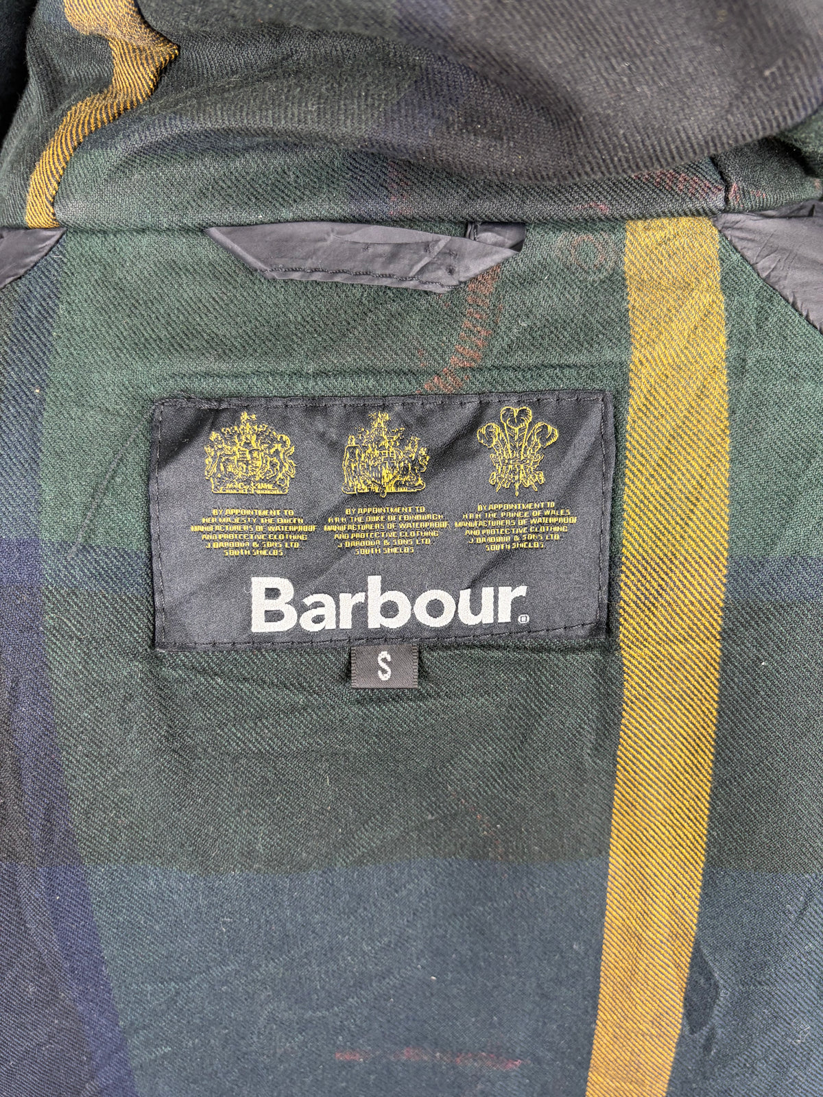 Giacca Barbour con cappuccio cerata verde da uomo Small -Man Wax Grendle Jacket size Small