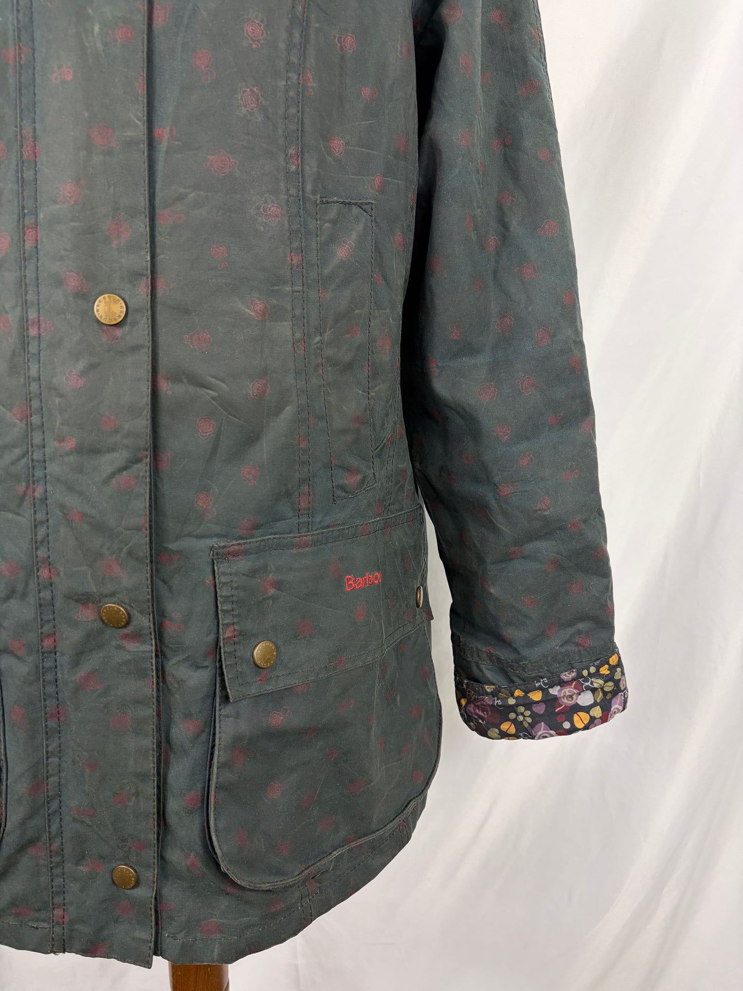 Giacca Barbour Casisson Beadnell blu UK12 medium - Navy Beadnell Lady Jacket UK12 tg. 42