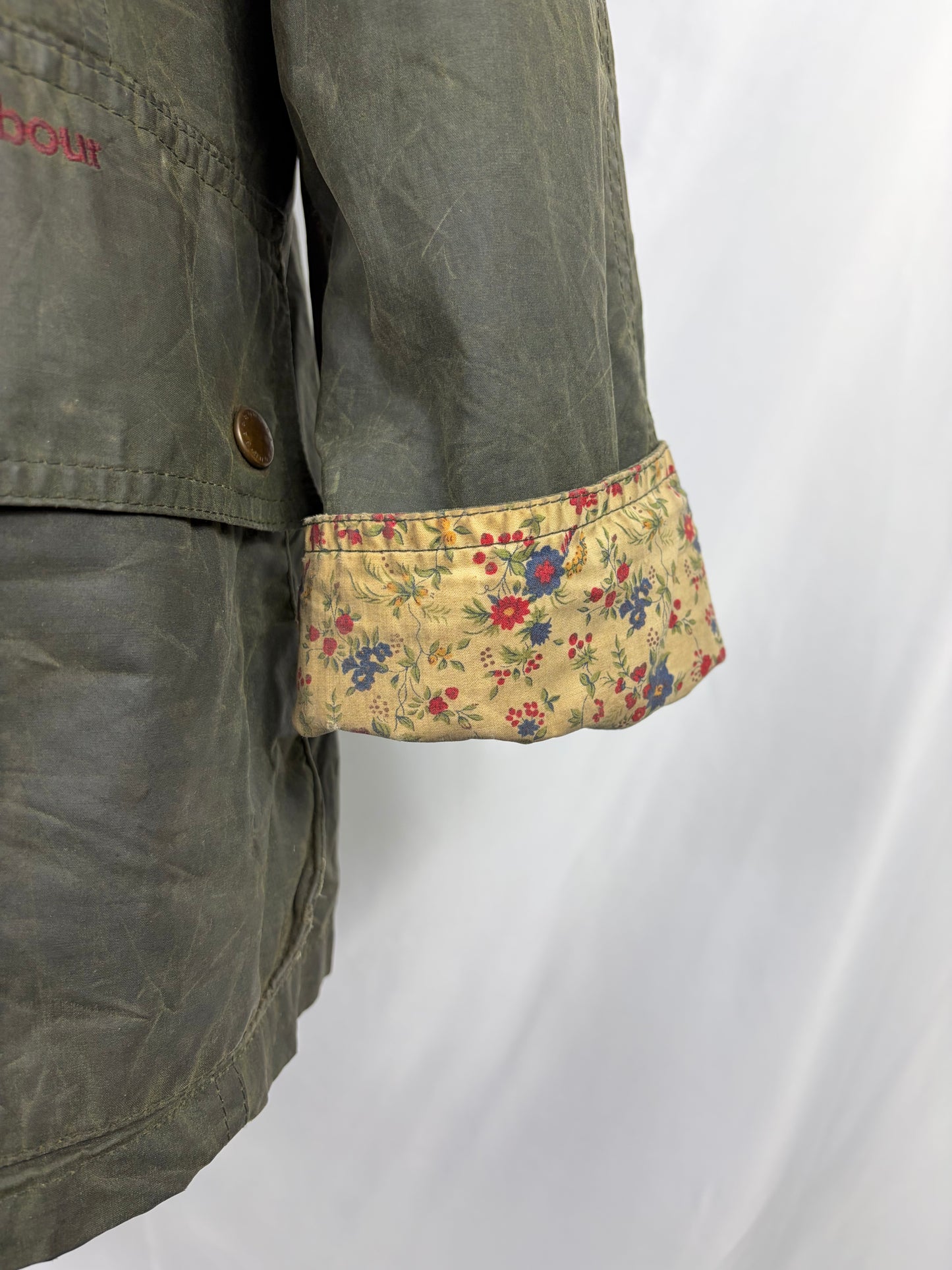 Giacca Barbour Flyweight Beadnell verde UK12 medium -Green Flyweight Beadnell lady jacket UK12 tg. 42