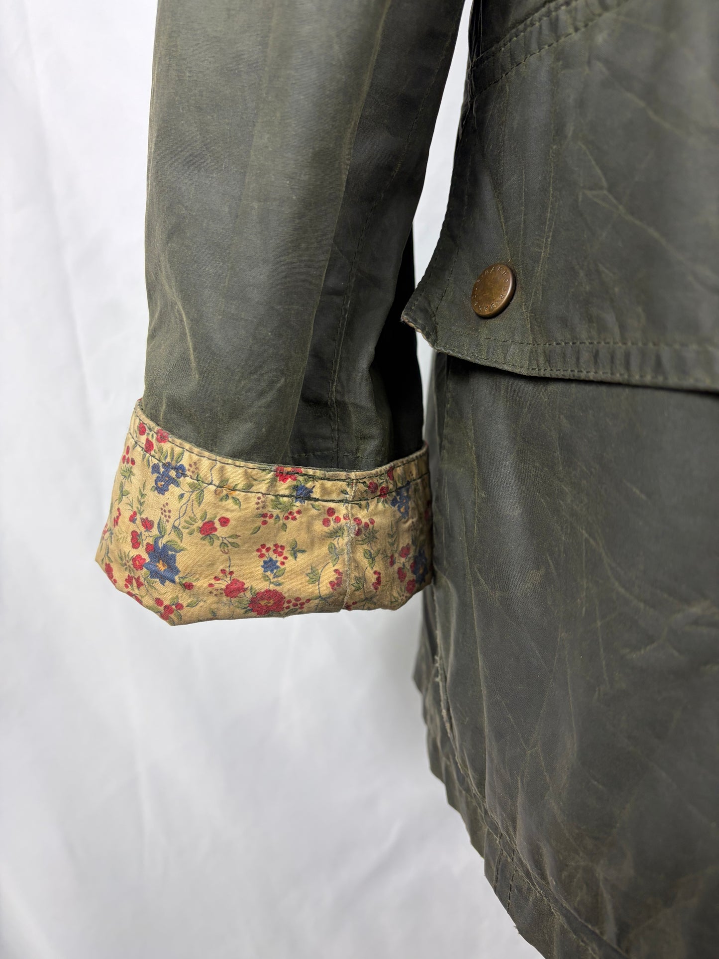 Giacca Barbour Flyweight Beadnell verde UK12 medium -Green Flyweight Beadnell lady jacket UK12 tg. 42