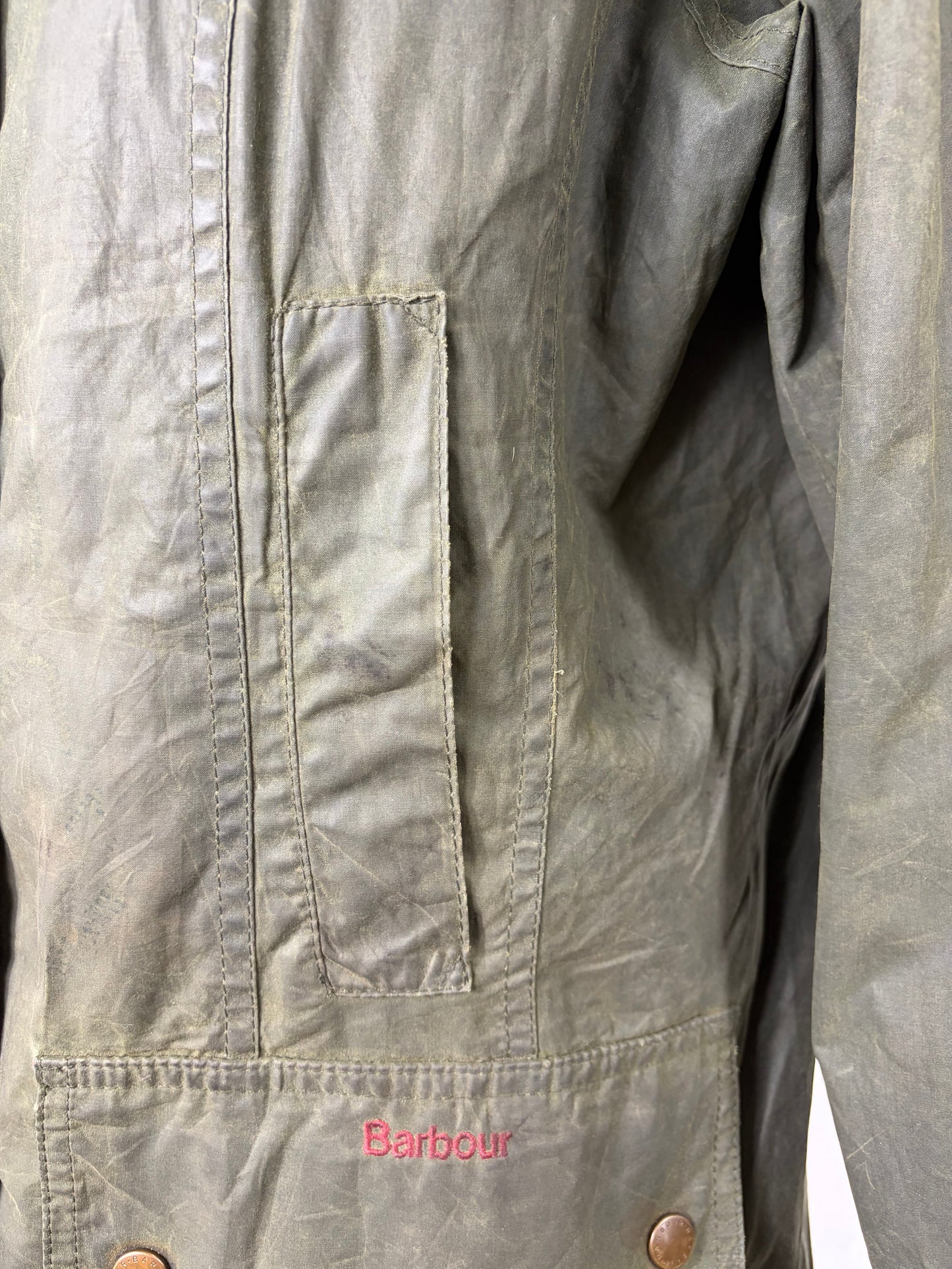 Giacca Barbour Flyweight Beadnell verde UK12 medium -Green Flyweight Beadnell lady jacket UK12 tg. 42