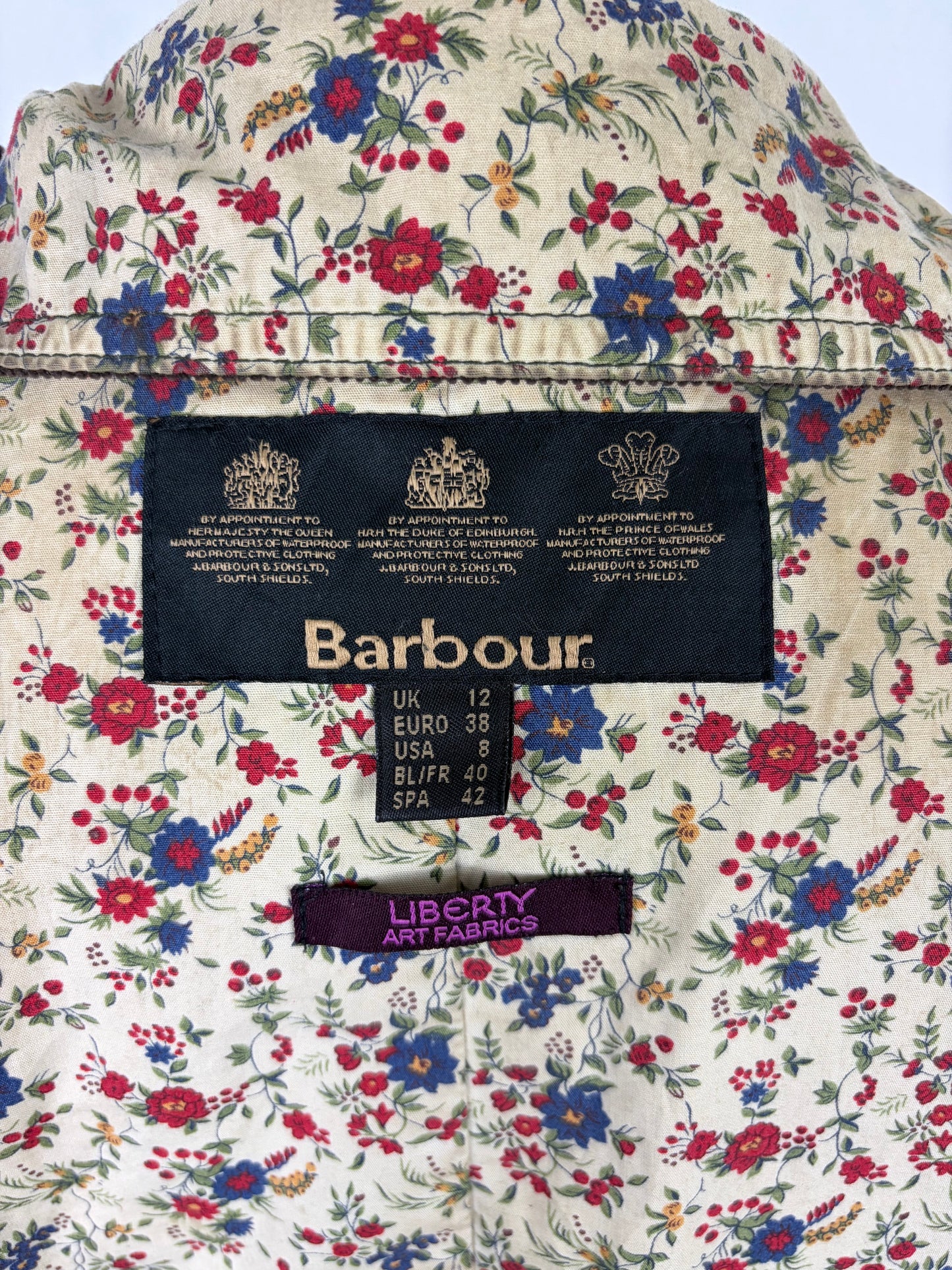 Giacca Barbour Flyweight Beadnell verde UK12 medium -Green Flyweight Beadnell lady jacket UK12 tg. 42