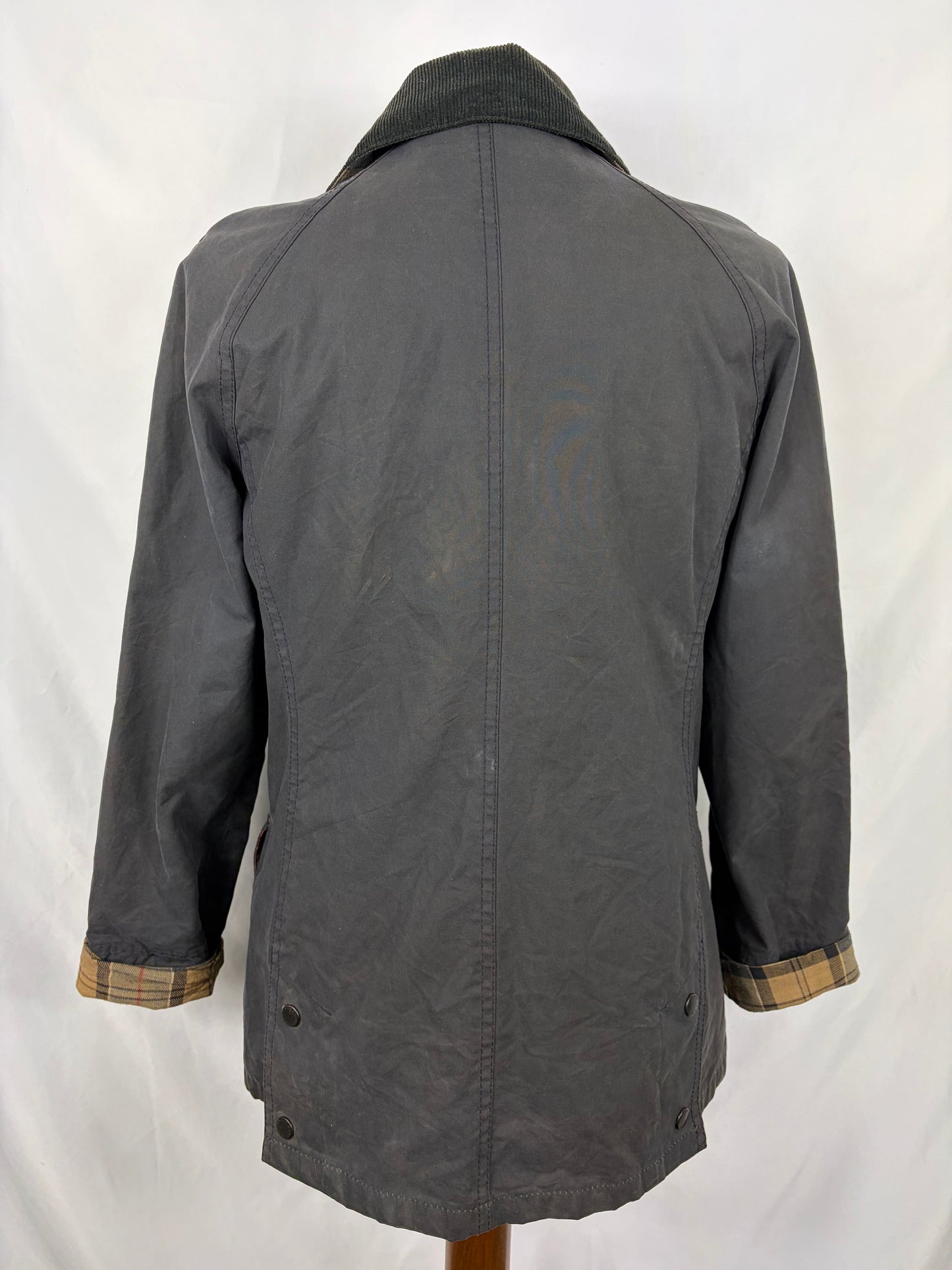 Giacca Barbour Beadnell blu UK8 Xsmall -Navy Beadnell lady wax jacket UK8 tg. 38