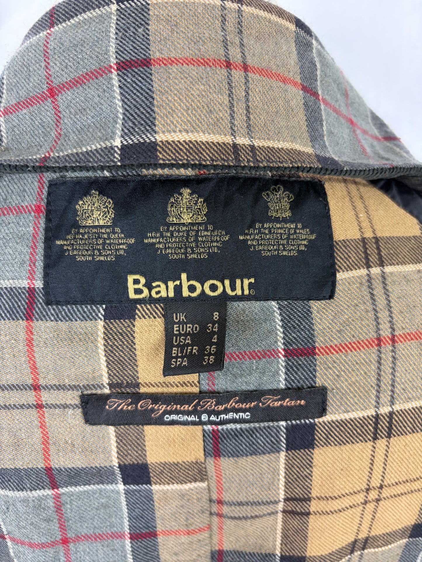 Giacca Barbour Beadnell blu UK8 Xsmall -Navy Beadnell lady wax jacket UK8 tg. 38