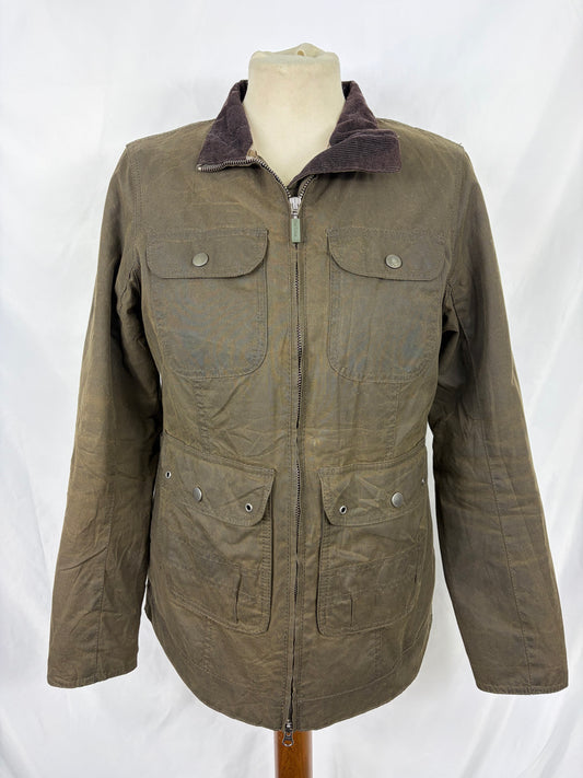 Giacca Barbour Donna cerata verde UK8 -Green Lady Filey jacket UK8 XSmall