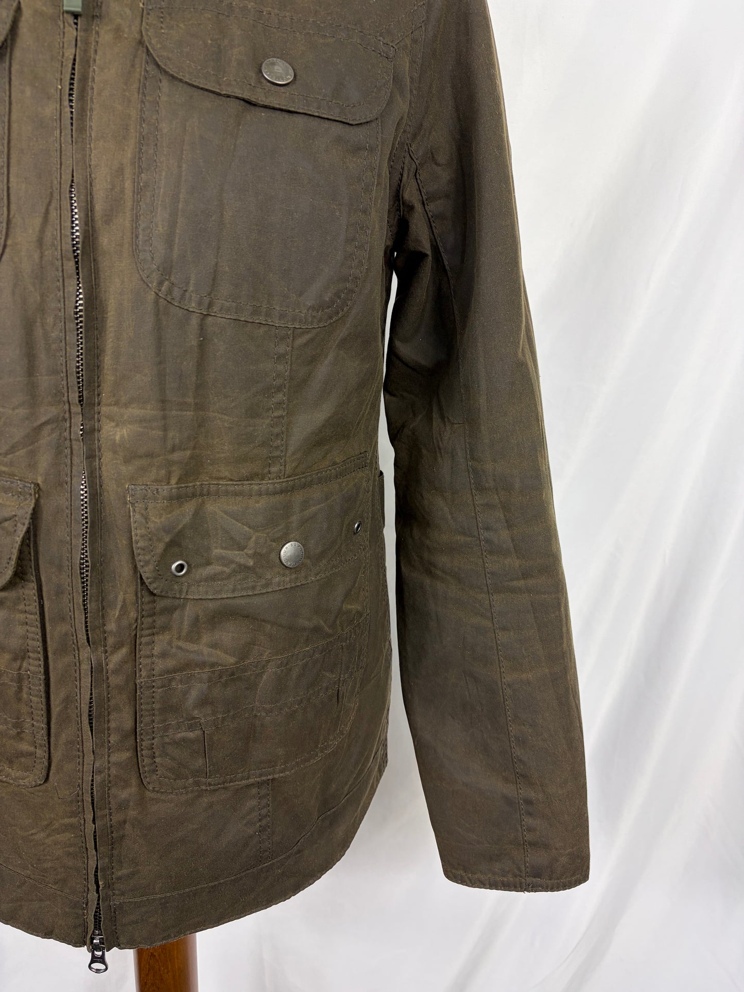 Giacca Barbour Donna cerata verde UK8 -Green Lady Filey jacket UK8 XSmall