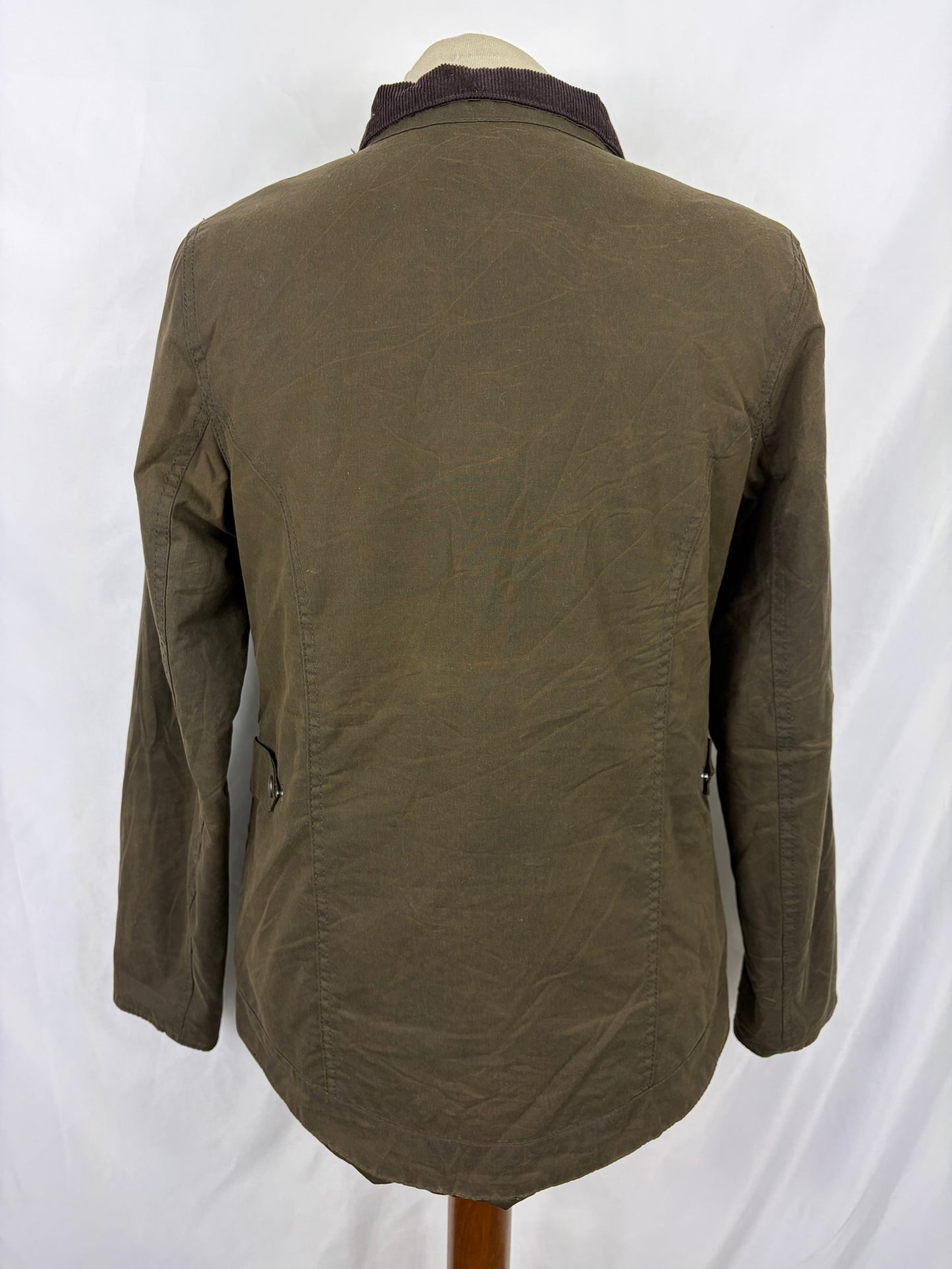 Giacca Barbour Donna cerata verde UK8 -Green Lady Filey jacket UK8 XSmall
